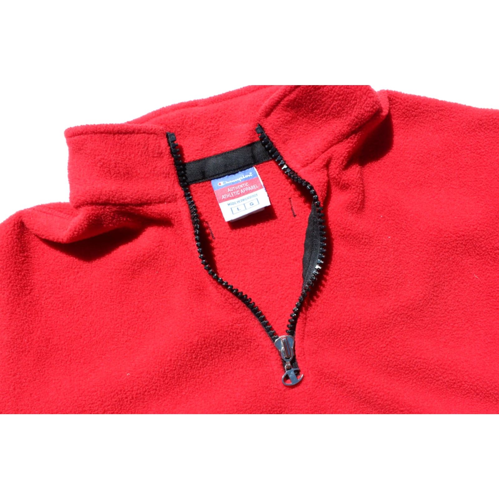 Champion VINTAGE Champion Athletic Fleece Pullover Sweatshirt Red L Mens ¼ Zip Authentic Sweatshirt Athletic Fit Regular Size L Size US L / EU 52-54 / 3 - 2 Thumbnail
