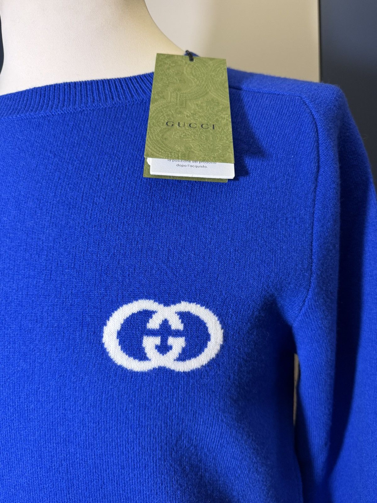 Gucci Maglione Gucci unisex blu elettrico Size US S / EU 44-46 / 1 - 6 Thumbnail