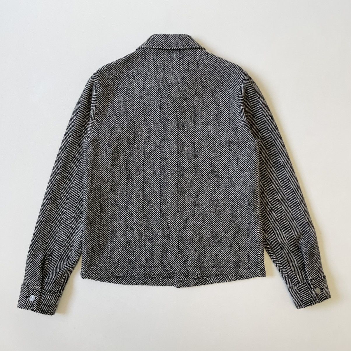 Maison Margiela A/W 19 ‘Chevron Wool’ Trucker Jacket Size US M / EU 48-50 / 2 - 13 Thumbnail