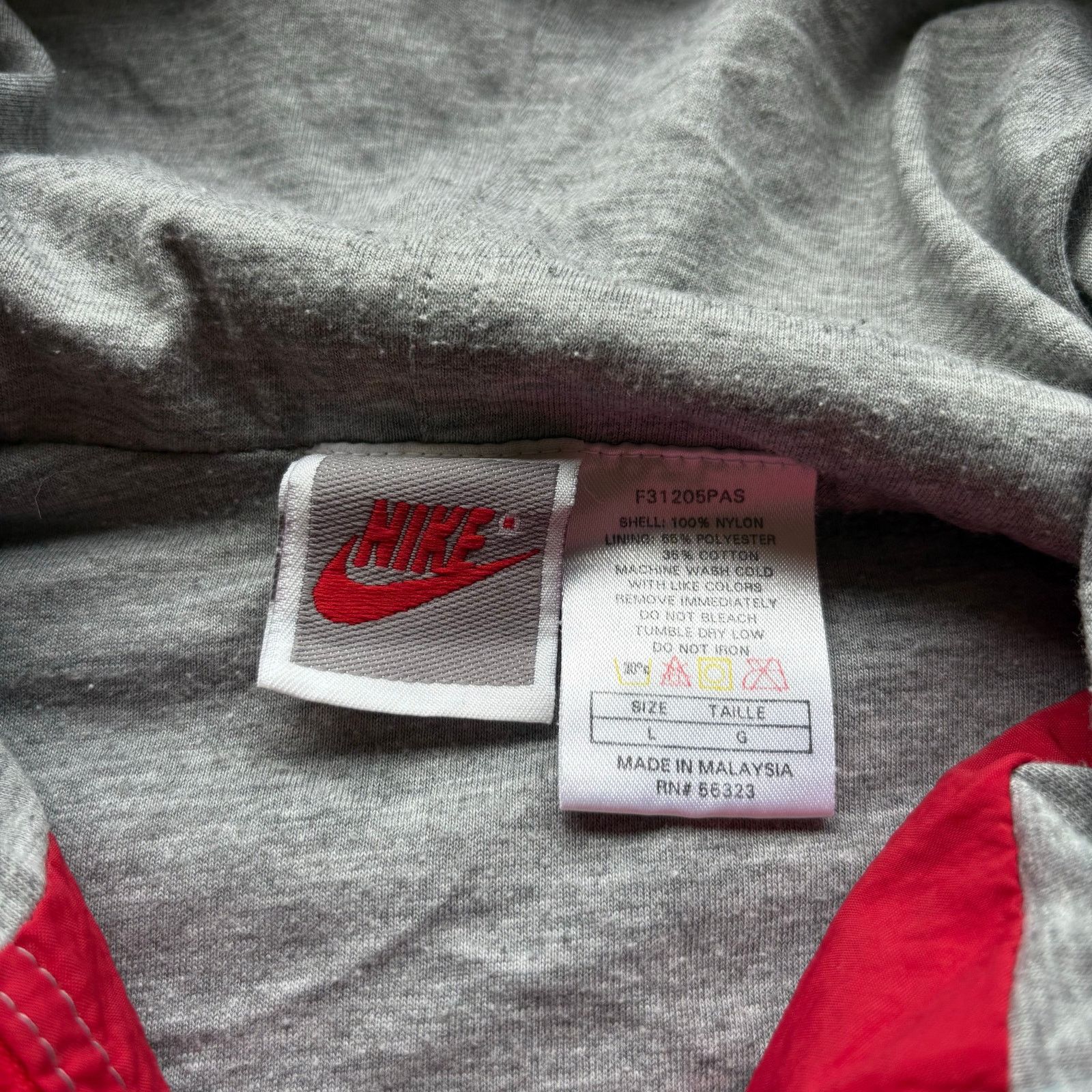 Nike Vintage 90s Y2K Nike AIR Windbreaker Size US L / EU 52-54 / 3 - 4 Thumbnail