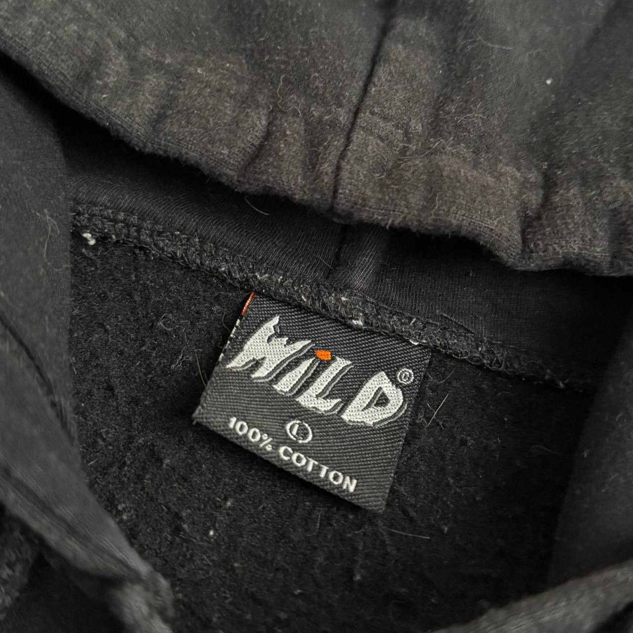 Japanese Brand WILD Vintage Y2K Double Side Wolf Printed Zip Hoodie Size US M / EU 48-50 / 2 - 8 Thumbnail