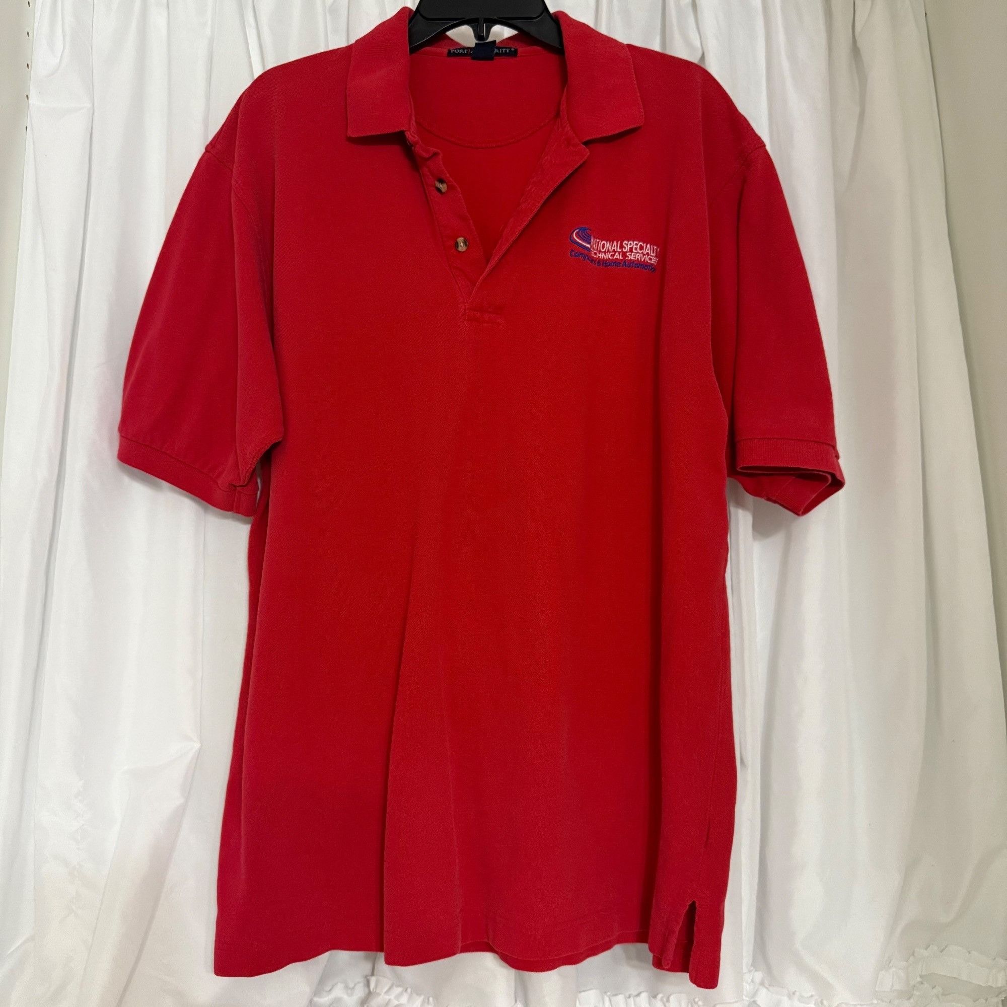 Port Authority Port Authority Red Polo Shirt XL Embroidered National Specia Size US XL / EU 56 / 4 - 1 Thumbnail