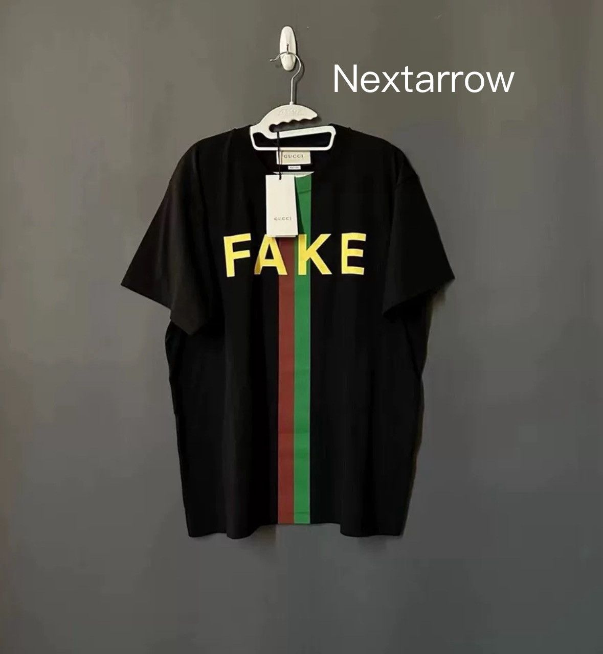 Gucci not fake black short sleeved shirt