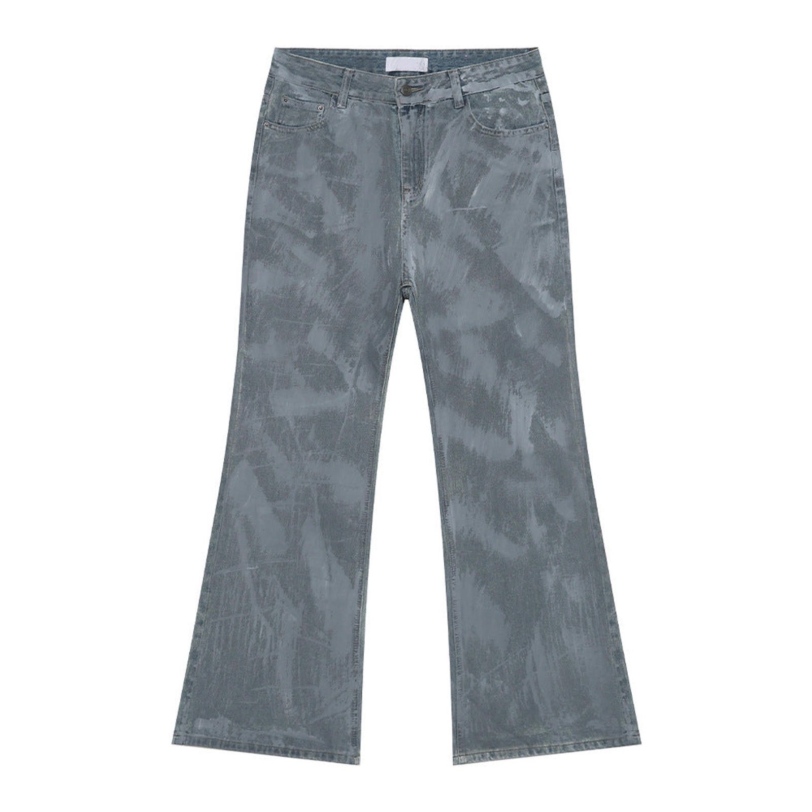Japanese Brand Black Wide Leg Denim Jeans, Loose Fit Casual Pants Size US 32 / EU 48 - 6 Thumbnail