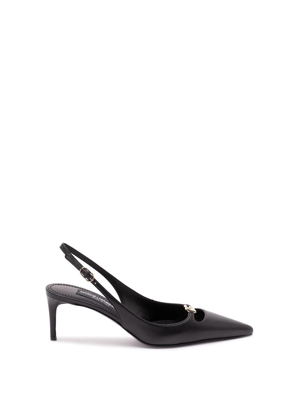 Dolce & Gabbana Silk-Effect Nappa Leather Slingbacks Size US 6 / IT 36 - 1 Thumbnail