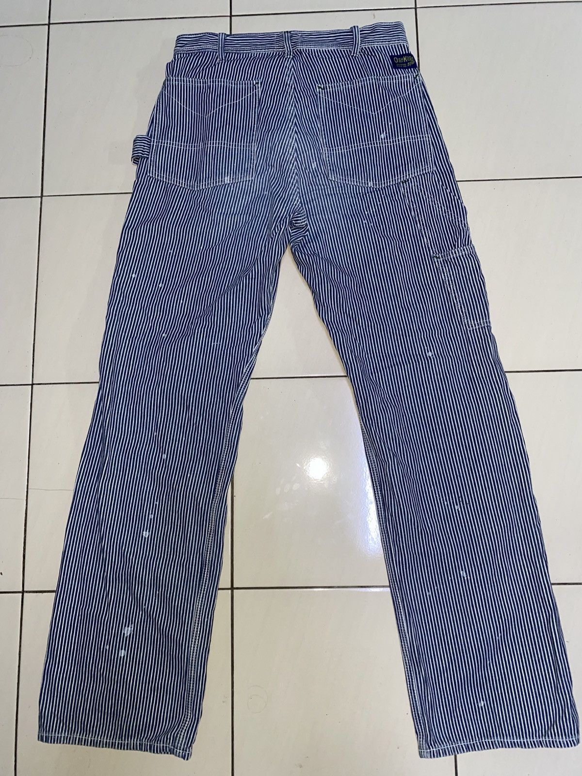 Oshkosh Oshkosh Bgosh Hickory Stripe Workers Pants Size US 29 - 7 Thumbnail