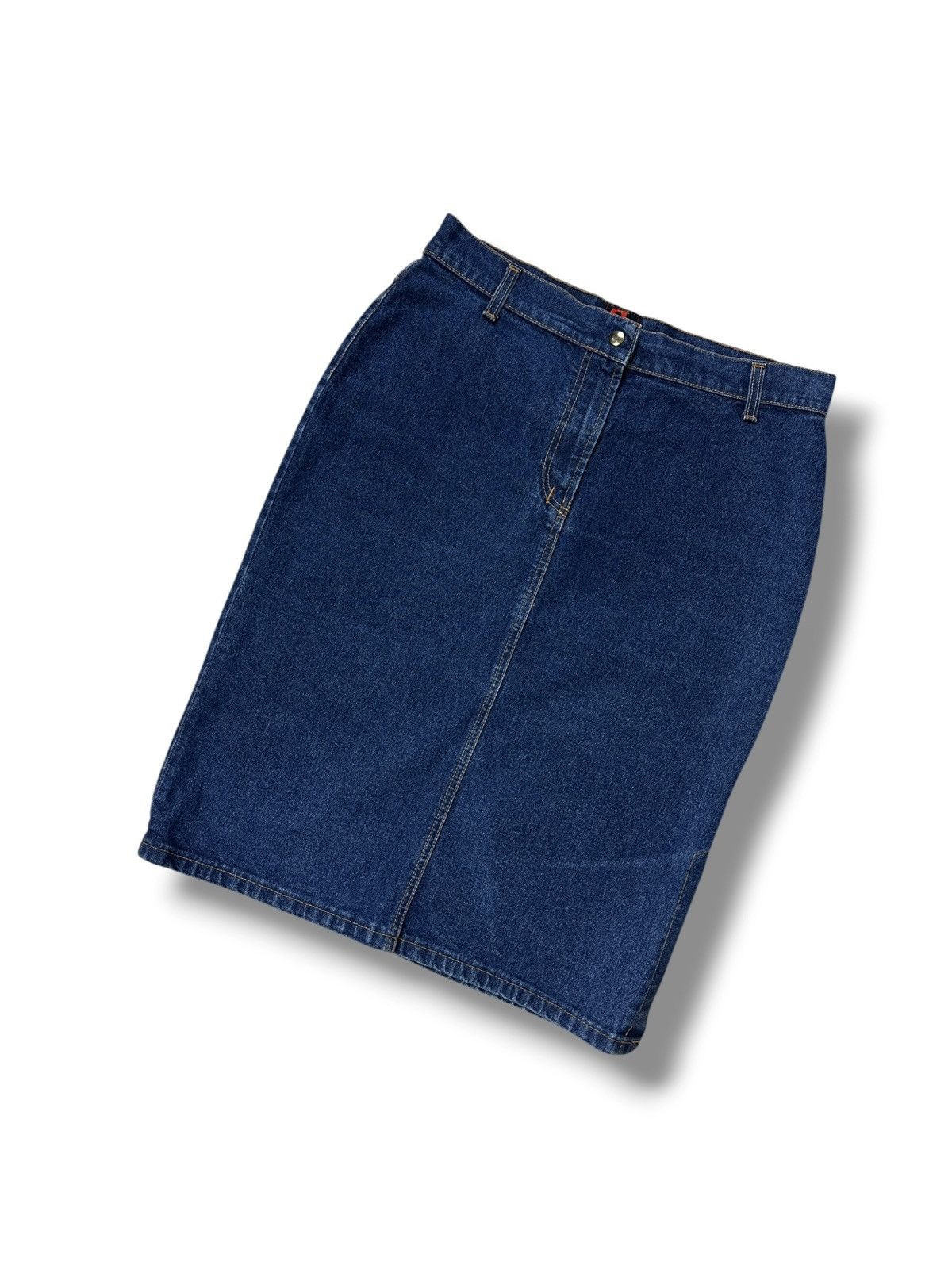 Dolce & Gabbana Vintage Dolce & Gabbana Denim Pencil Midi Skirt Made In IT Size 33" - 1 Thumbnail