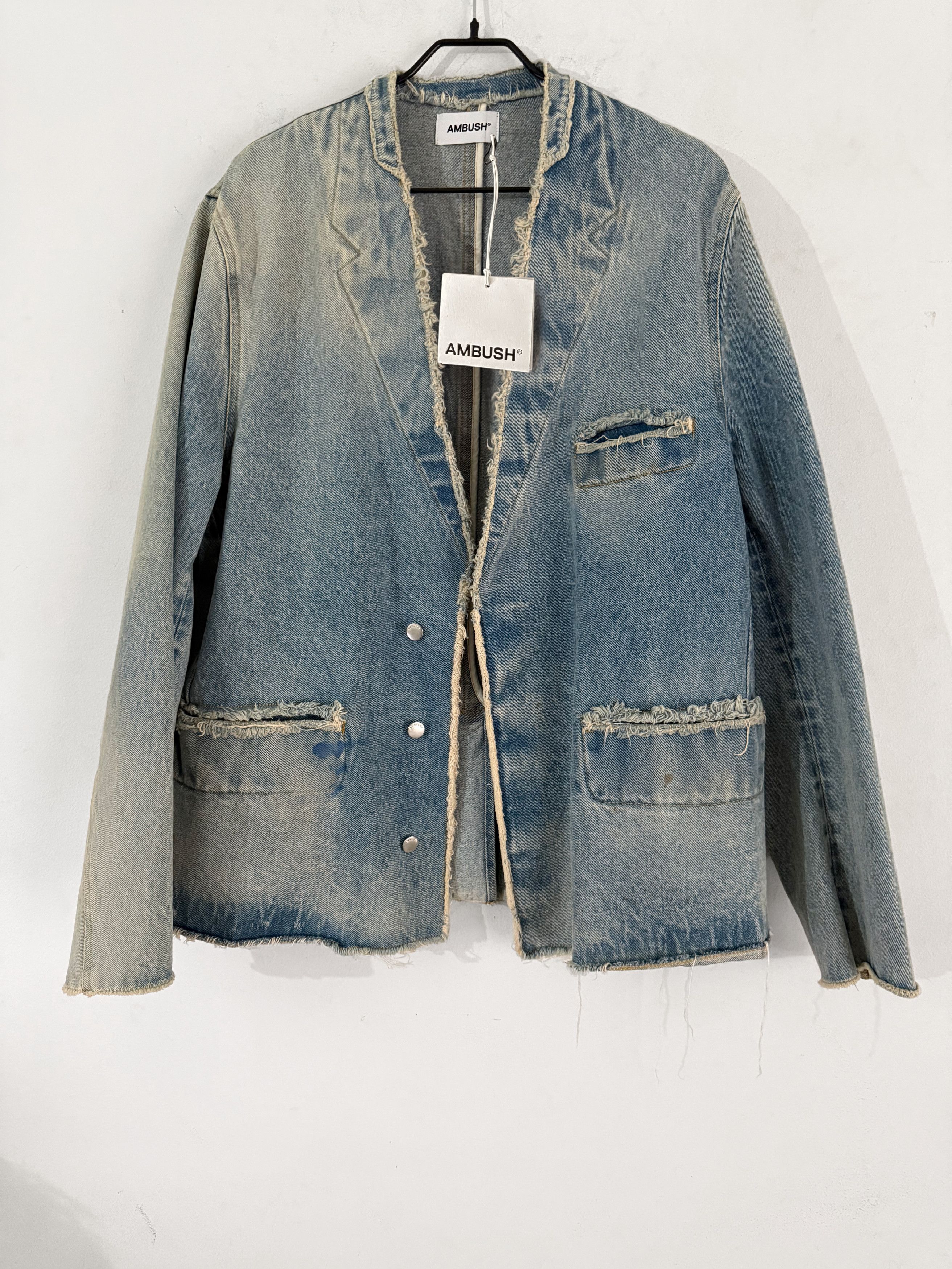Ambush Design Blazer Denim Jacket Size US L / EU 52-54 / 3 - 3 Thumbnail