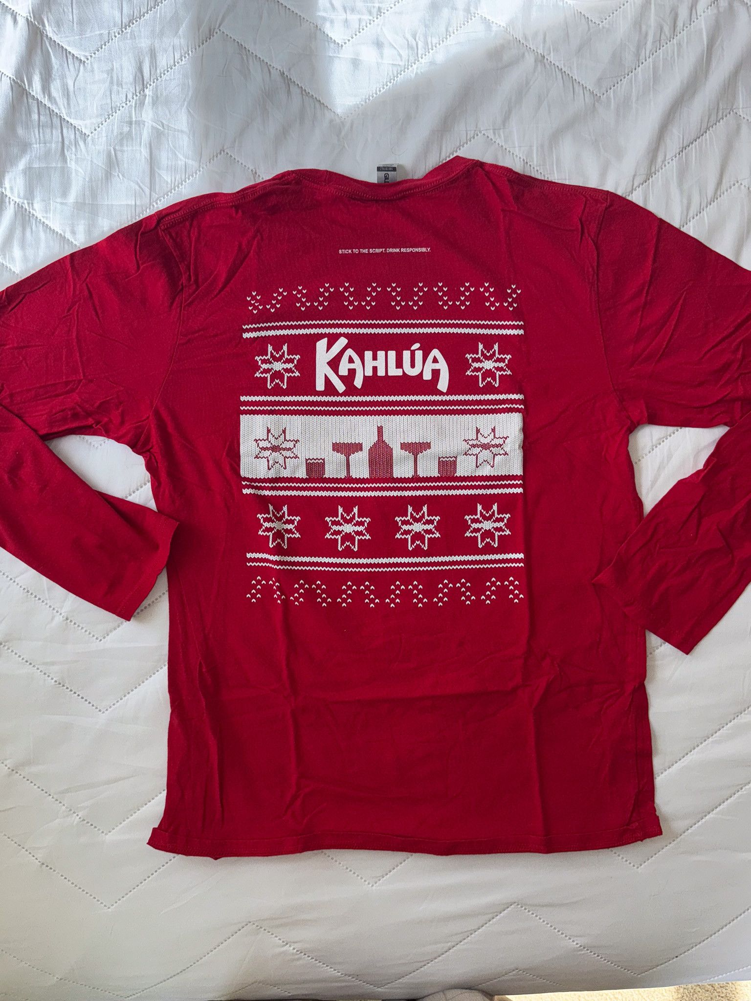 Other Kahlua "Ugly Sweater" Red Long-sleeve Tee Size US L / EU 52-54 / 3 - 2 Thumbnail