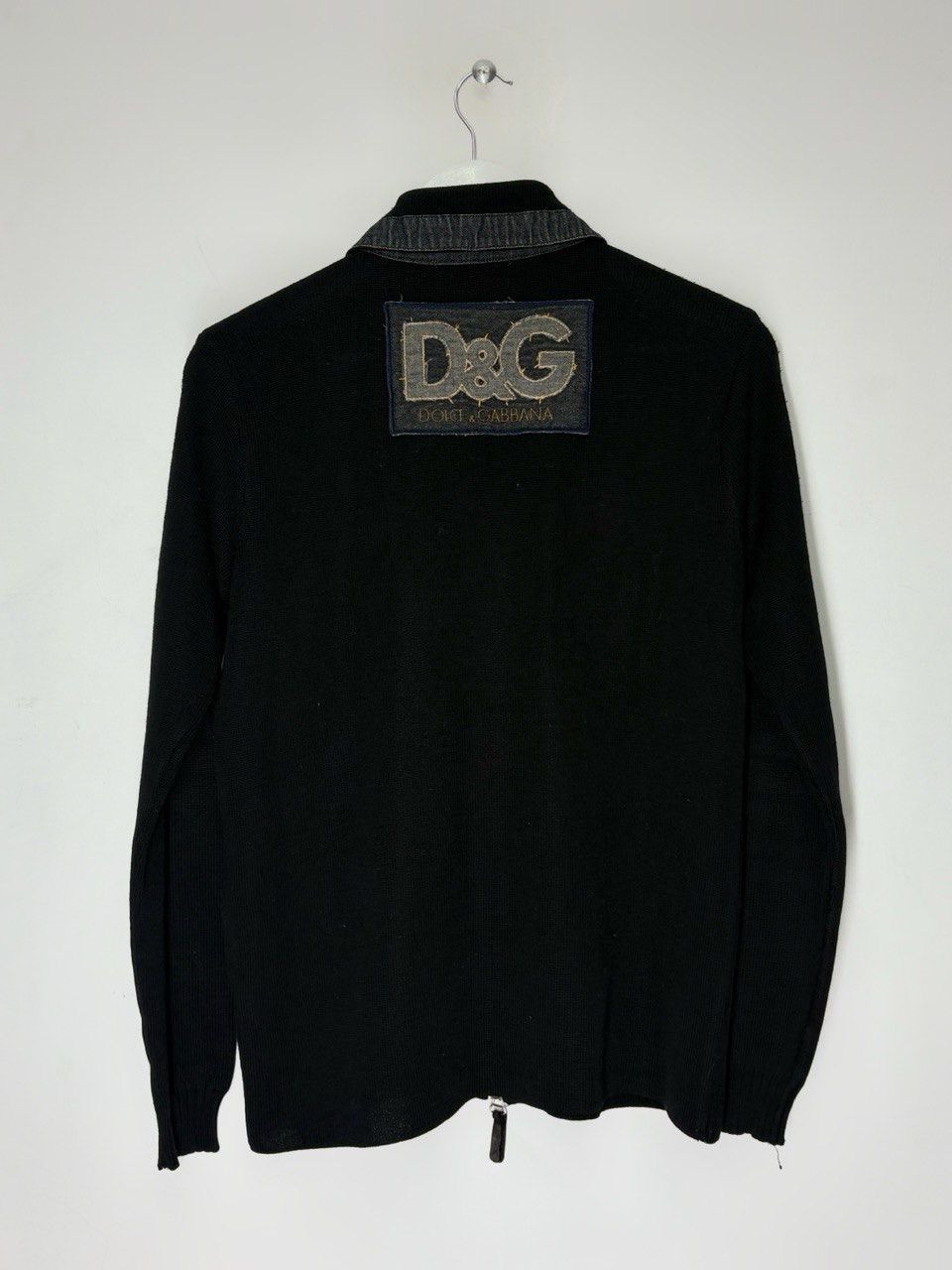Dolce & Gabbana Dolce&Gabbana Vintage 90s Big Logo Archive Full Zip Sweater Size US M / EU 48-50 / 2 - 1 Thumbnail
