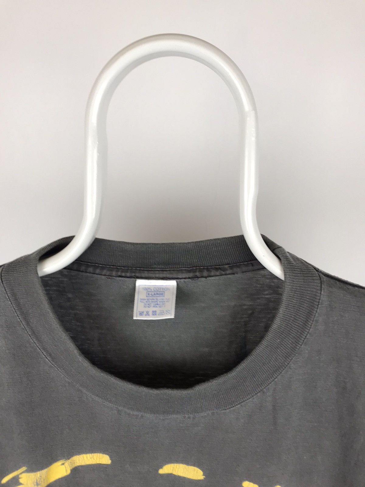 Vintage Vintage New Castle Big Logo Faded Graphite Tee Size US XL / EU 56 / 4 - 3 Thumbnail