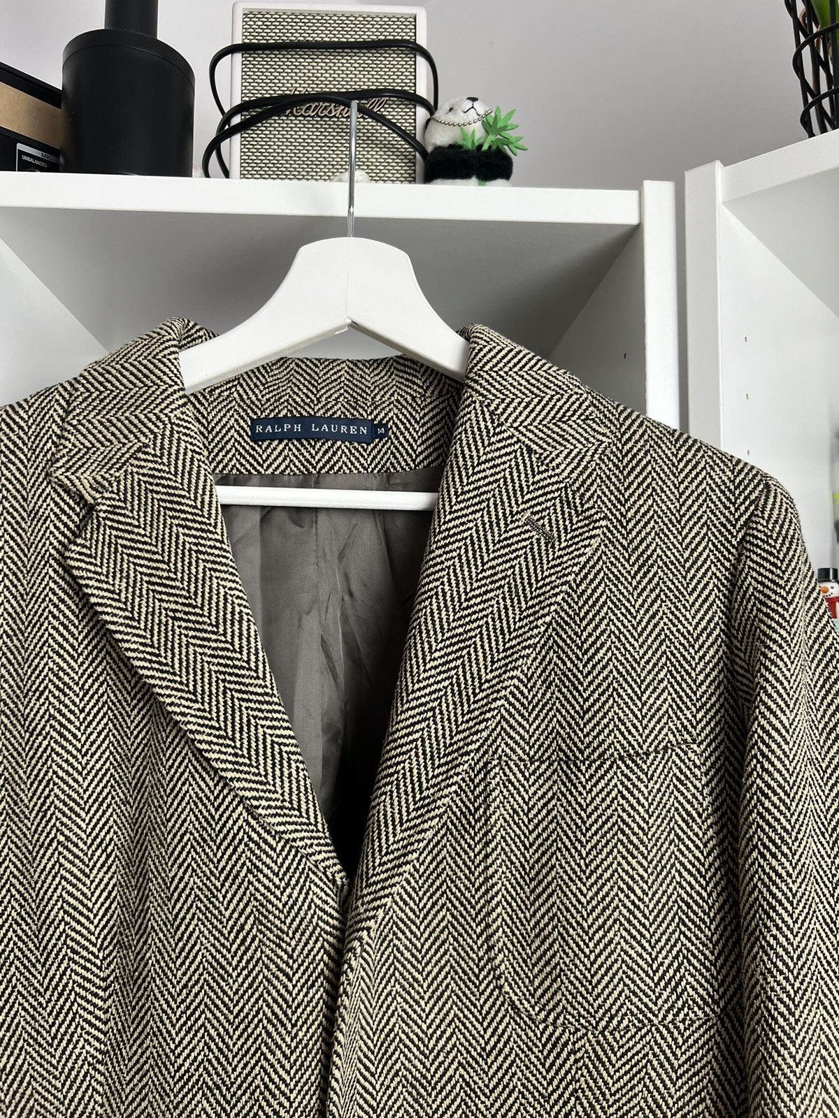 Designer × Ralph Lauren × Vintage Vintage y2k Ralph Lauren silk blazer jacket L old money 90s Size L / US 10 / IT 46 - 3 Thumbnail