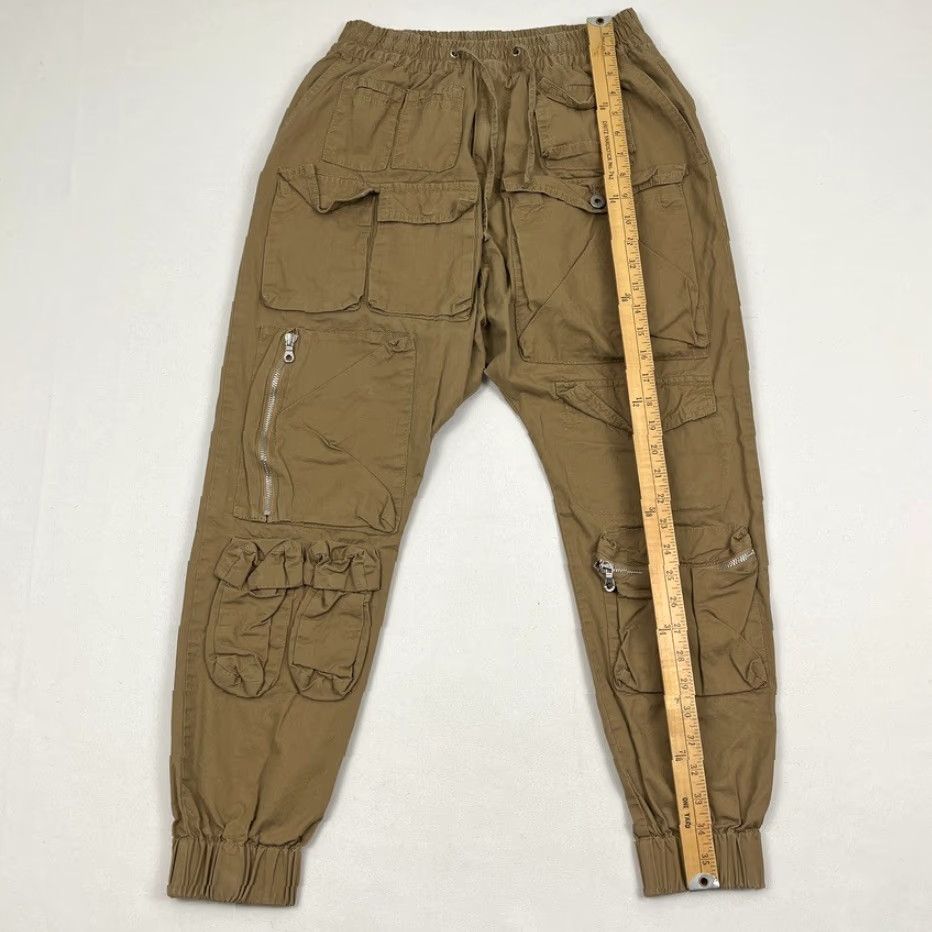 Mostly Heard Rarely Seen Mostly Heard Rarely Seen Cargo Pants Men Small Brown 5-Pocket Utility Pockets Drop Crotch Size US 29 - 7 Thumbnail