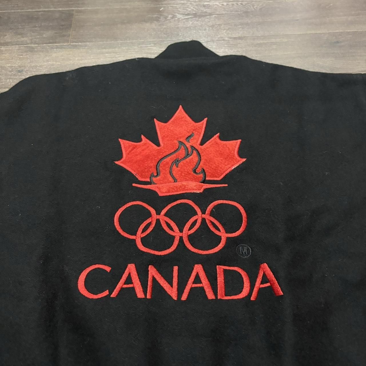 Designer Team Canada Olympics Coco Valley Wool Varsity Jacket 90s XL Size US XL / EU 56 / 4 - 3 Thumbnail