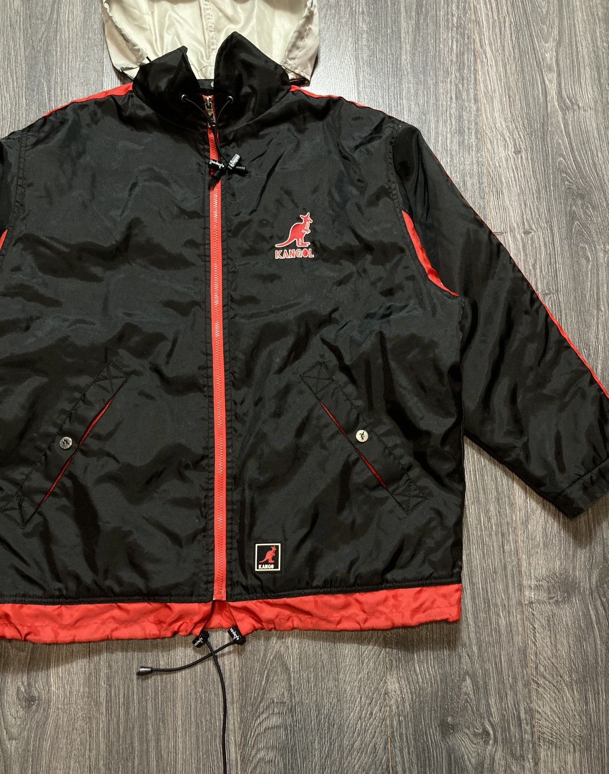 Kangol × Vintage 90s Vintage Kangol Nylon Jacket y2k Size US L / EU 52-54 / 3 - 2 Thumbnail