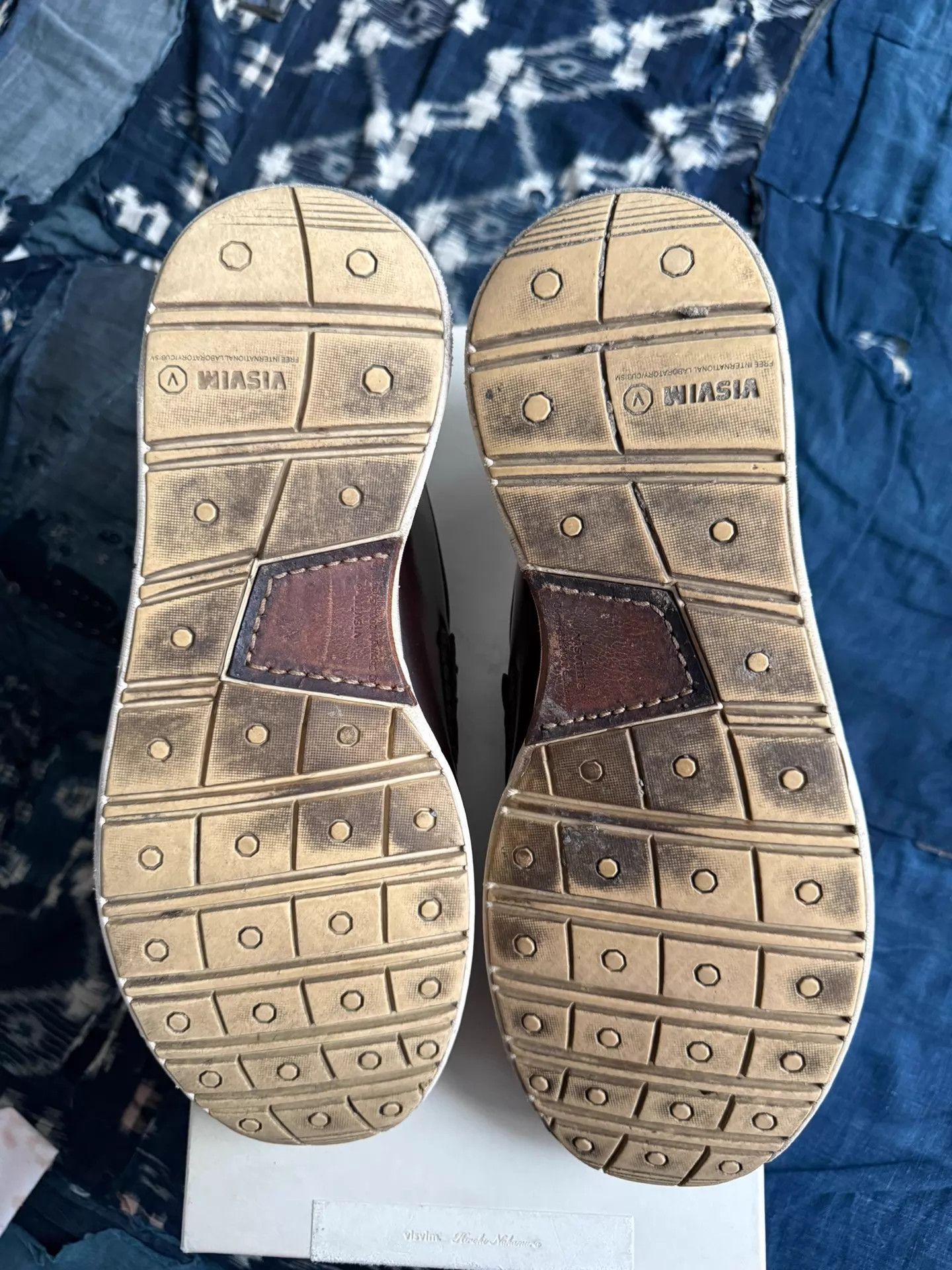 Visvim VISVIM FABRO FOLK Brown Leather Boat Shoes M11 Near Mint Size US 11 / EU 44 - 9 Thumbnail