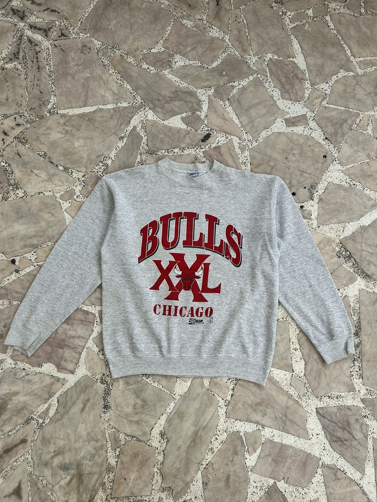 Salem Sportswear Chicago Bulls Sweatshirt Fronthit Vintage Size US L / EU 52-54 / 3 - 1 Thumbnail