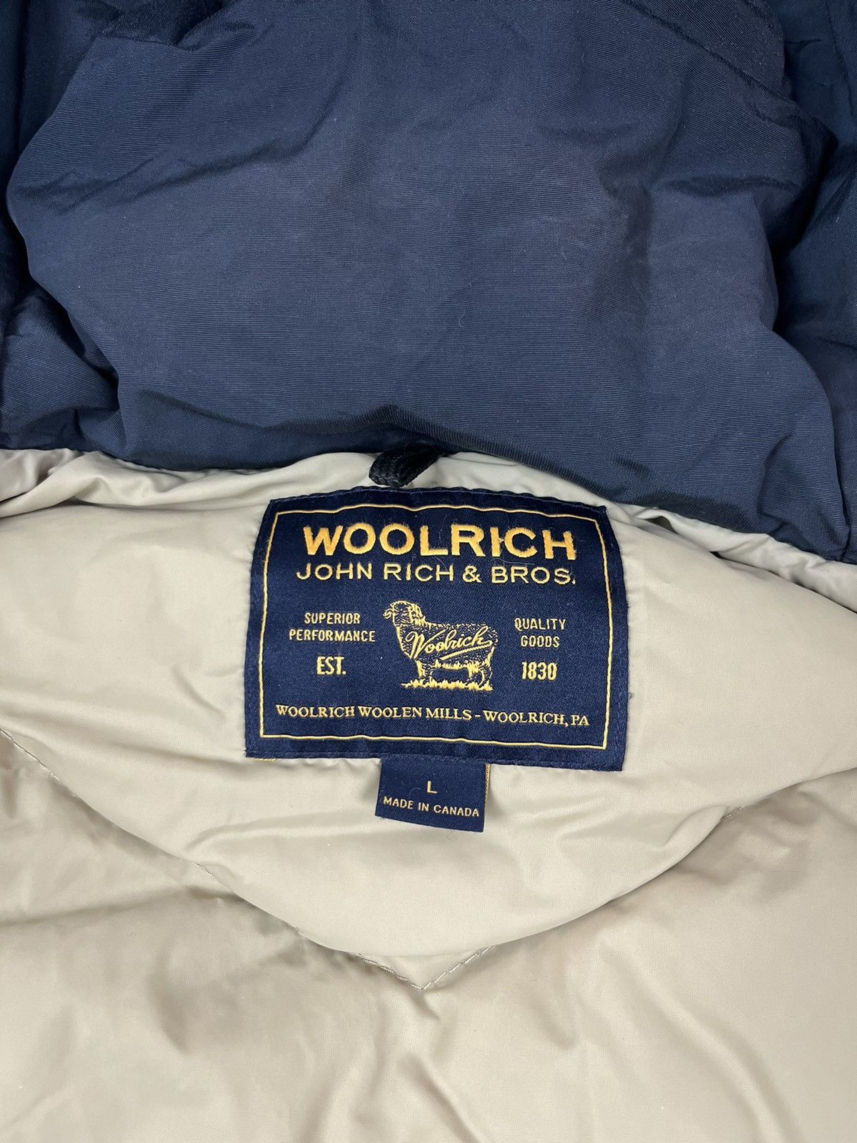 Woolrich Woolen Mills Woolrich Arctic Down Puffer Fur Fuzzy Parka Jacket Size US L / EU 52-54 / 3 - 11 Thumbnail