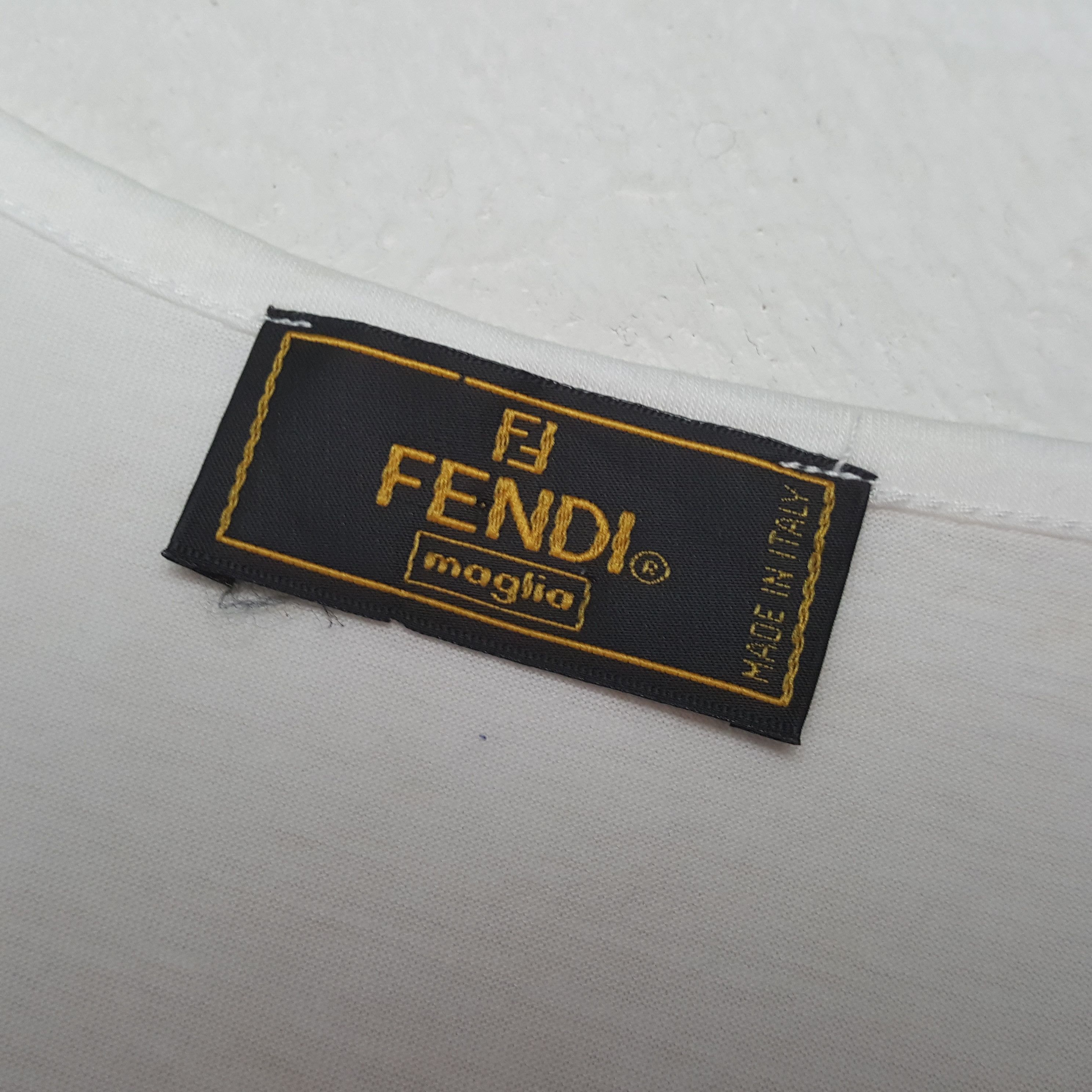 Fendi Fendi Fashion Brand Tshirt RR24 Size US M / EU 48-50 / 2 - 5 Thumbnail