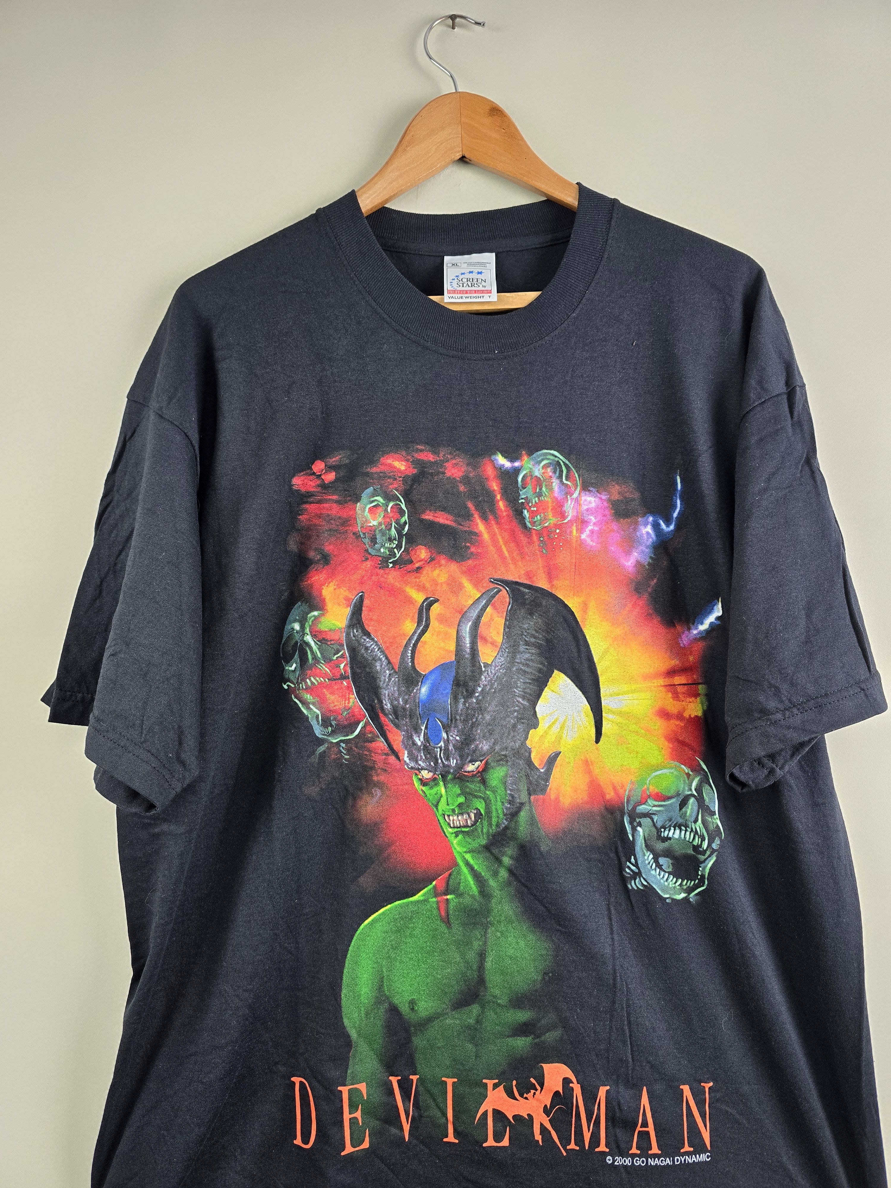 Anime × Vintage 2000 Devil Man Go Nagai Vintage Screen Stars Anime Tee XL Size US XL / EU 56 / 4 - 2 Thumbnail