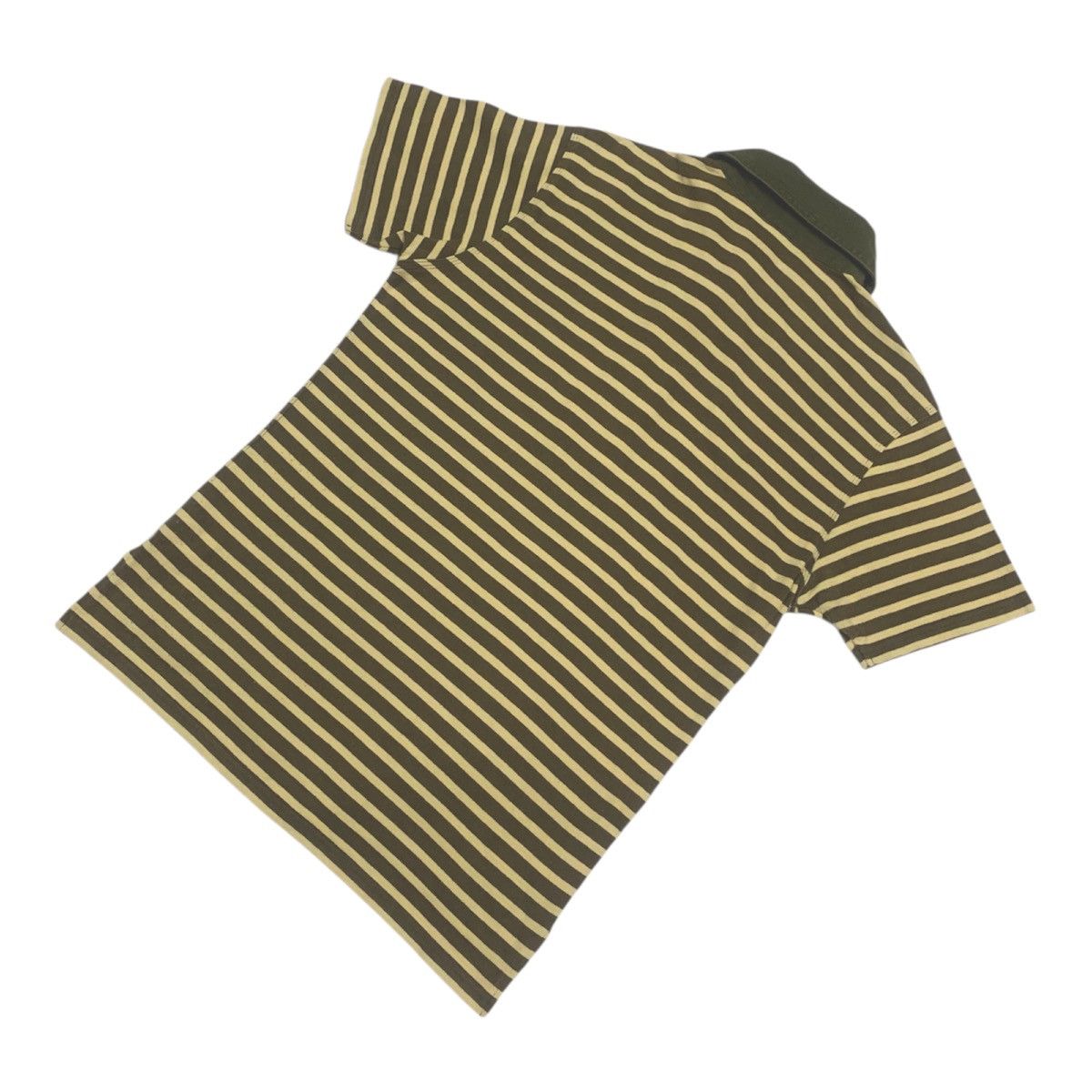 Nigel Cabourn Nigel Cabourn Vintage Processed Border Heavy Polo Shirt Size US M / EU 48-50 / 2 - 6 Thumbnail