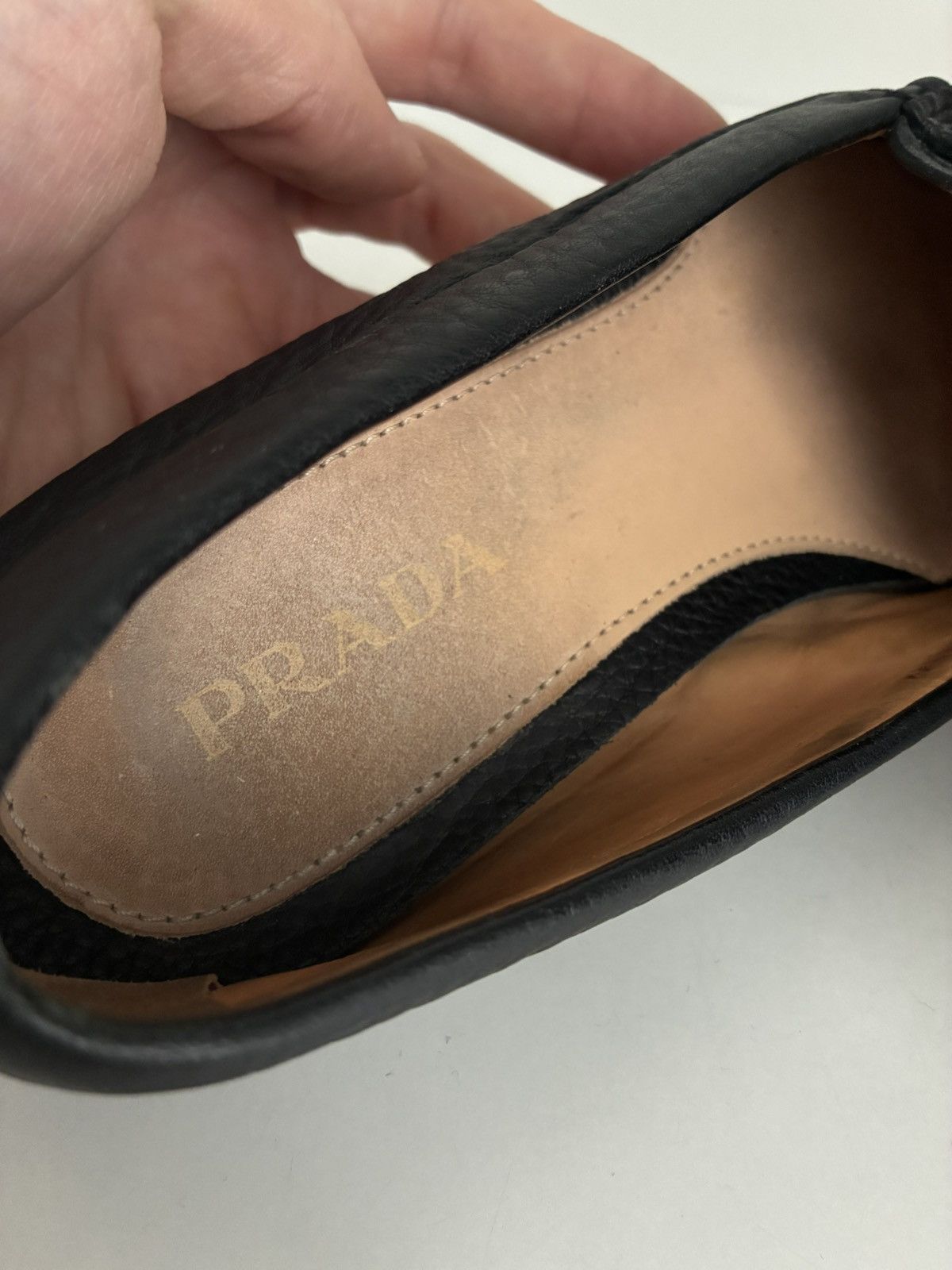 Prada Prada leather moccasins Italy luxury designer Size US 5.5 / IT 35.5 - 11 Thumbnail