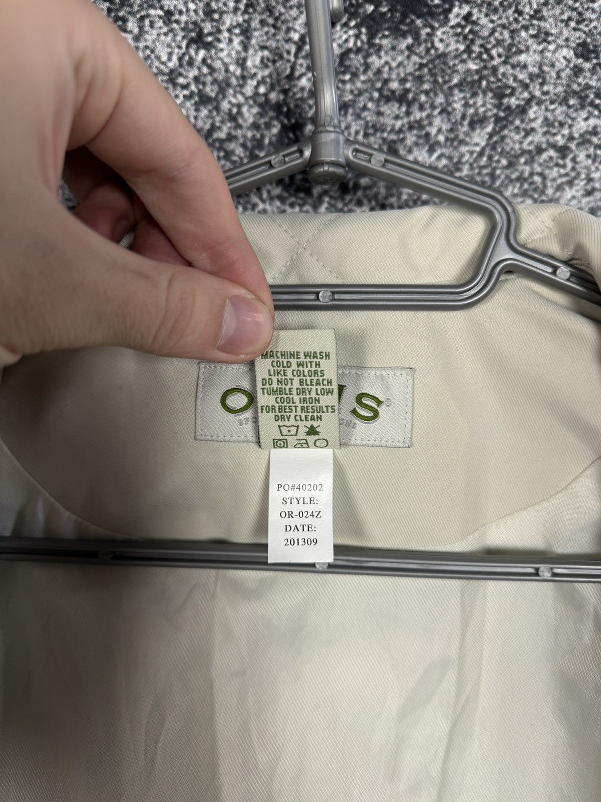 Orvis Women’s Orvis Quilted Jacket Cream Coat Button Up Size M Size M / US 6-8 / IT 42-44 - 9 Thumbnail