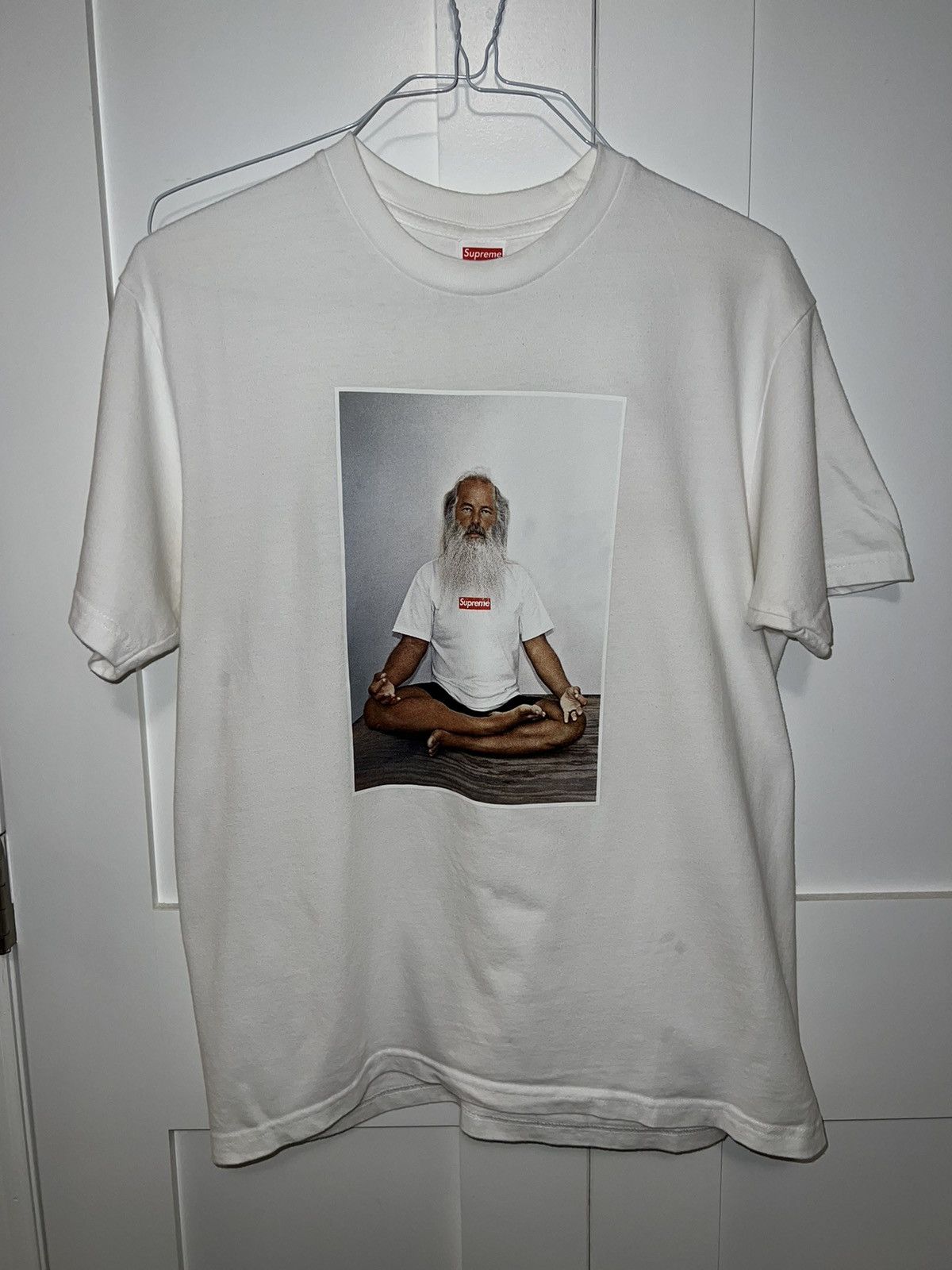 Supreme Supreme Rick Rubin White Tee Size US M / EU 48-50 / 2 - 2 Thumbnail