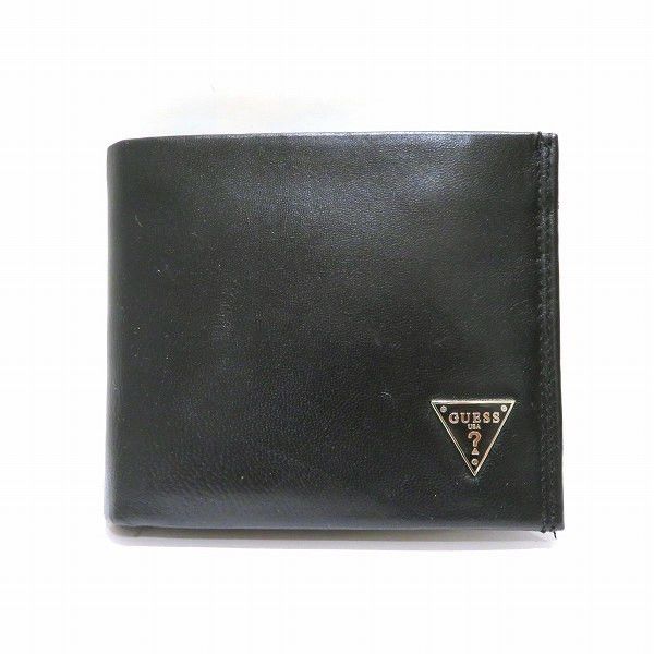 Other Other Guess Logo Black Bifold Wallet for Men Plastic Short Wallet in Good Condition Size ONE SIZE - 1 Thumbnail