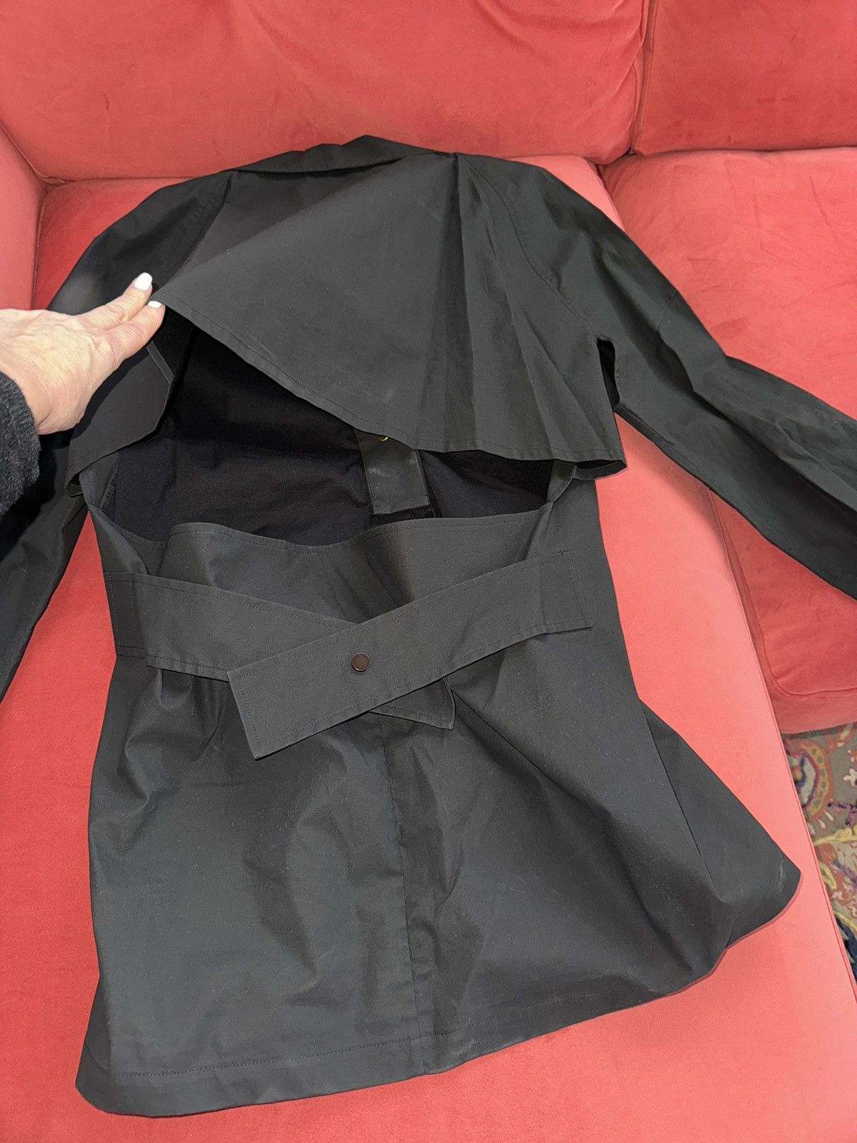 Bottega Veneta Bottega Veneta black poplin shirt-dress, size 42 It Size M / US 6-8 / IT 42-44 - 16 Thumbnail