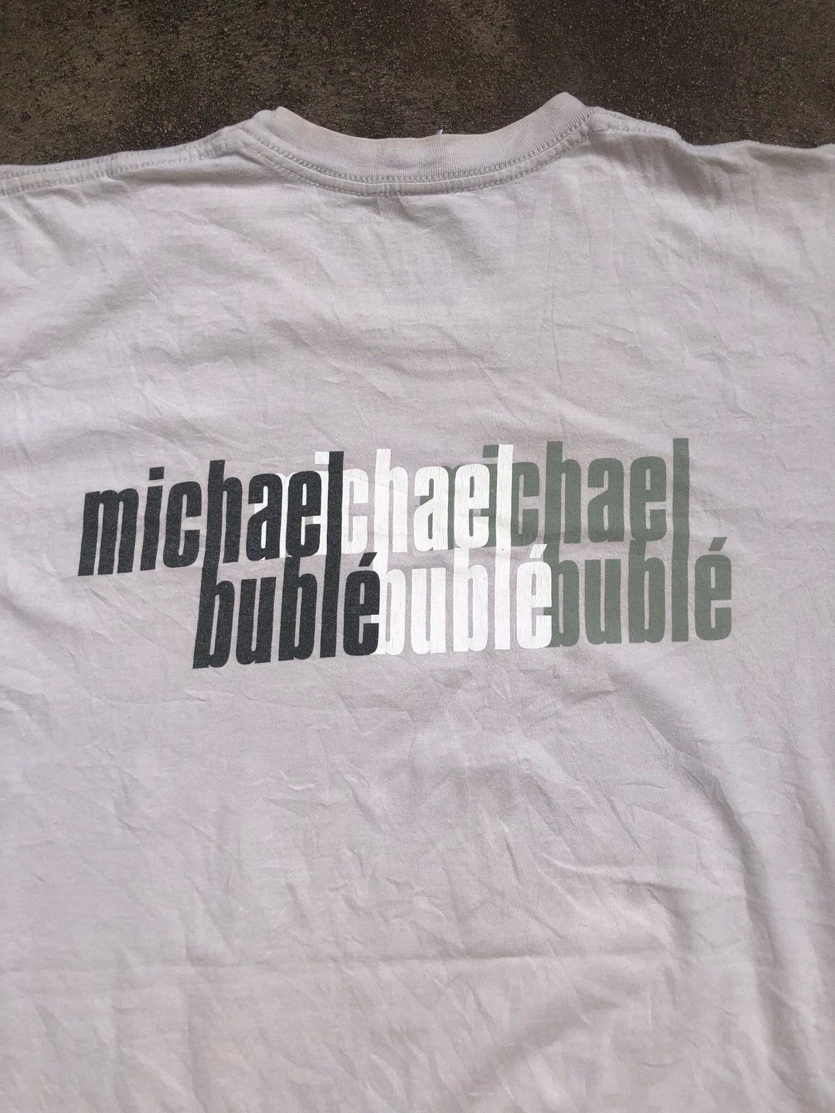 Other × Vintage Vintage Michael Buble2004s tshirt size XL 23.5/29 Size US XL / EU 56 / 4 - 6 Thumbnail
