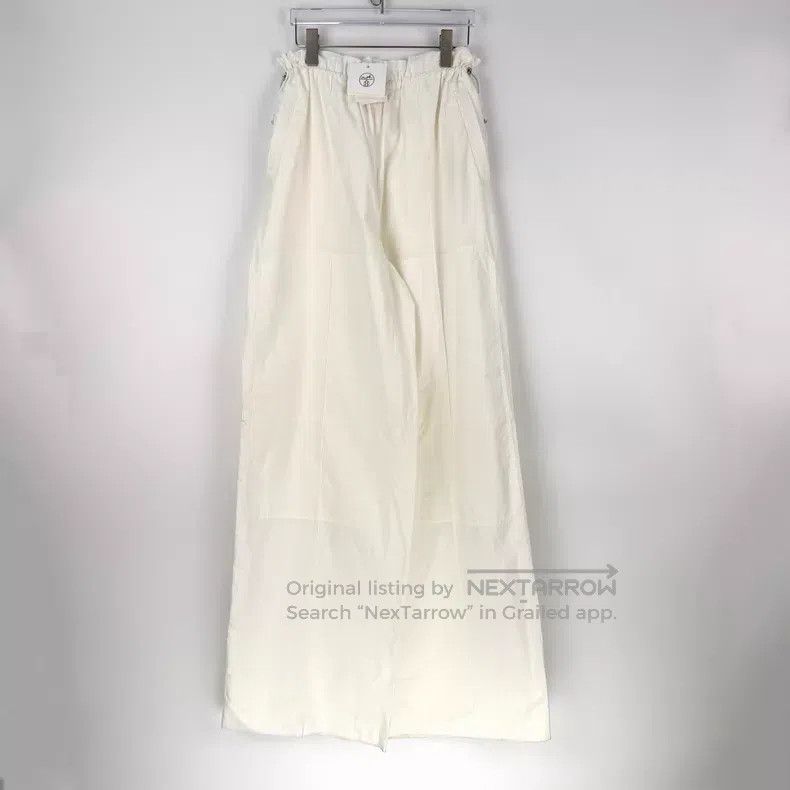 Hermes Hermes White Elastic Lace High Waisted Pants Size 25" / US 0 / IT 36 - 3 Thumbnail
