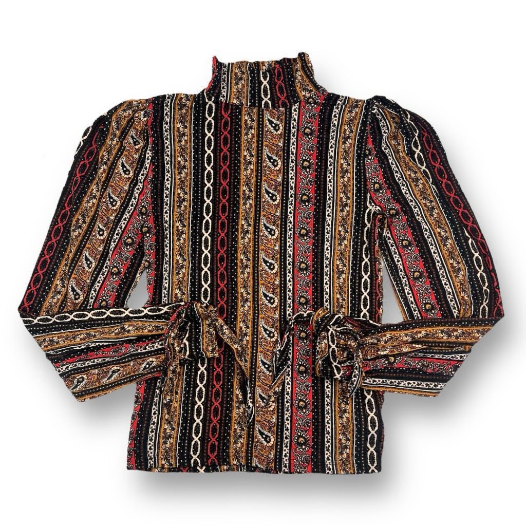 Free People Free People Donatello Turtleneck Printed Top Size Large Size L / US 10 / IT 46 - 3 Thumbnail