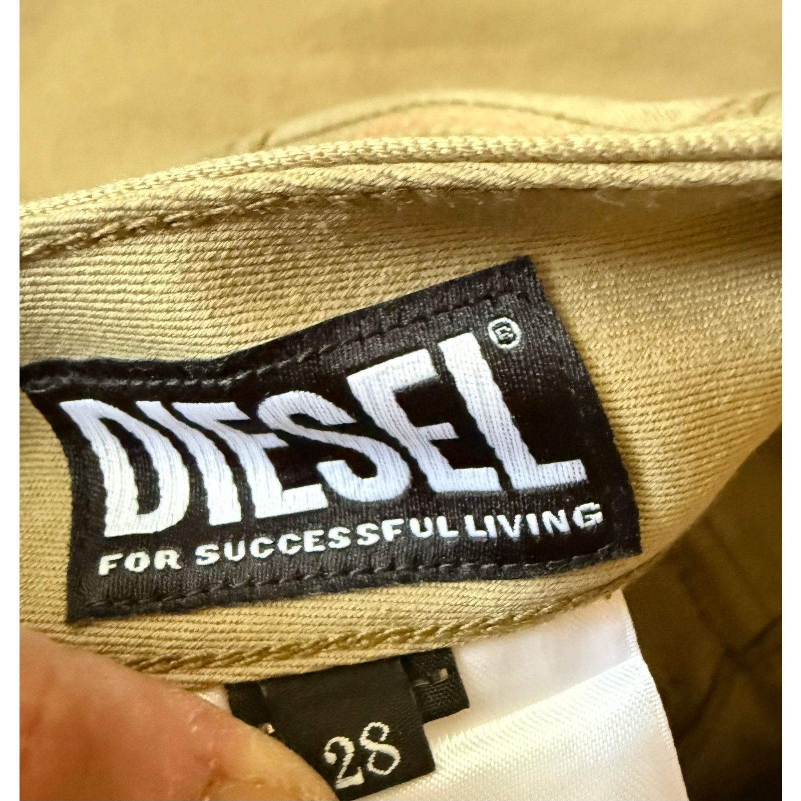 Diesel NWT Diesel High waisted P-Bistro Wide Leg Pants $225 size 28 Size 28" / US 6 / IT 42 - 7 Thumbnail