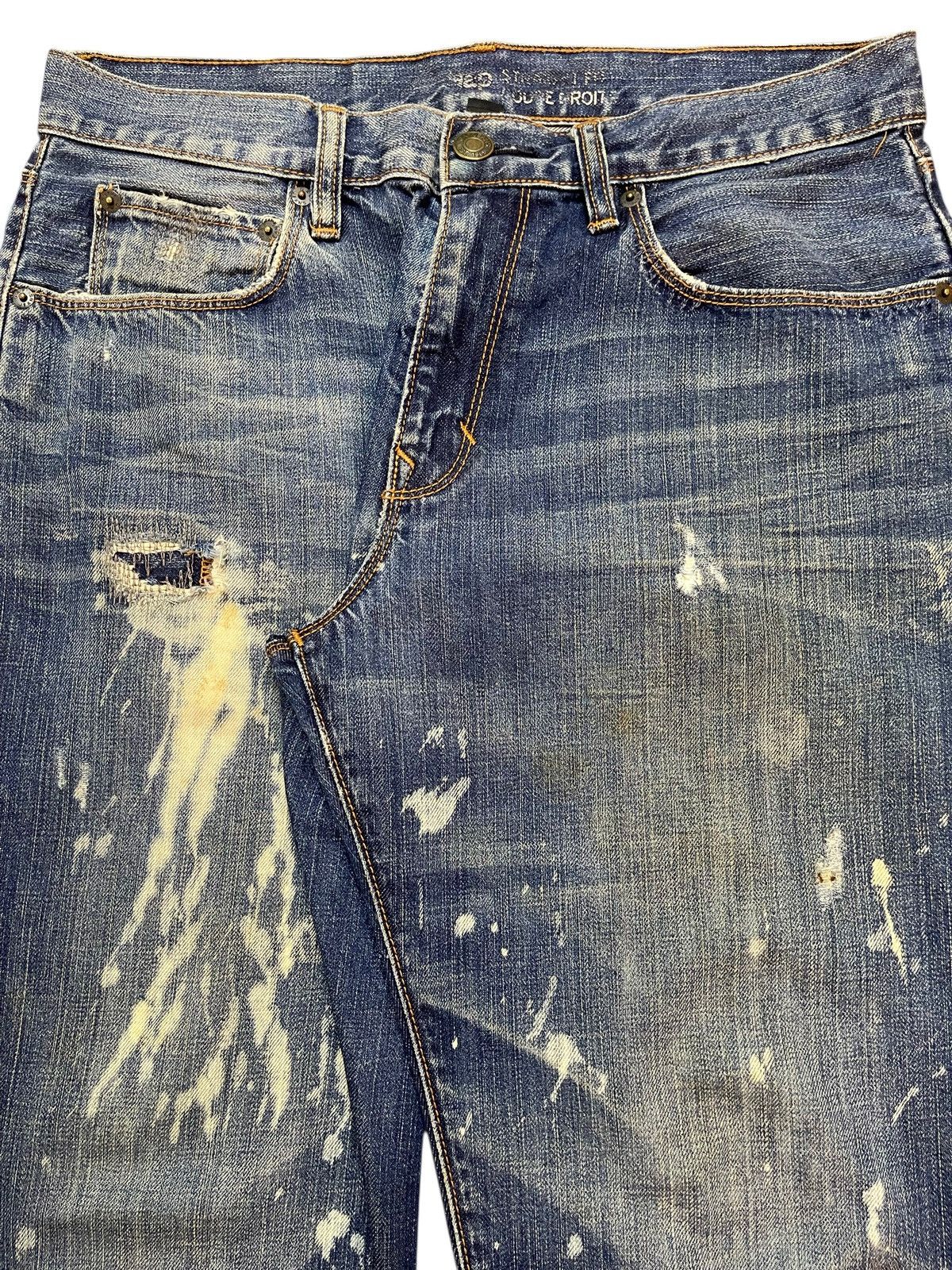 Gap Vintage Gap Mud Wash Paint Splatter Style Distress Loose Fit Size US 32 / EU 48 - 4 Thumbnail