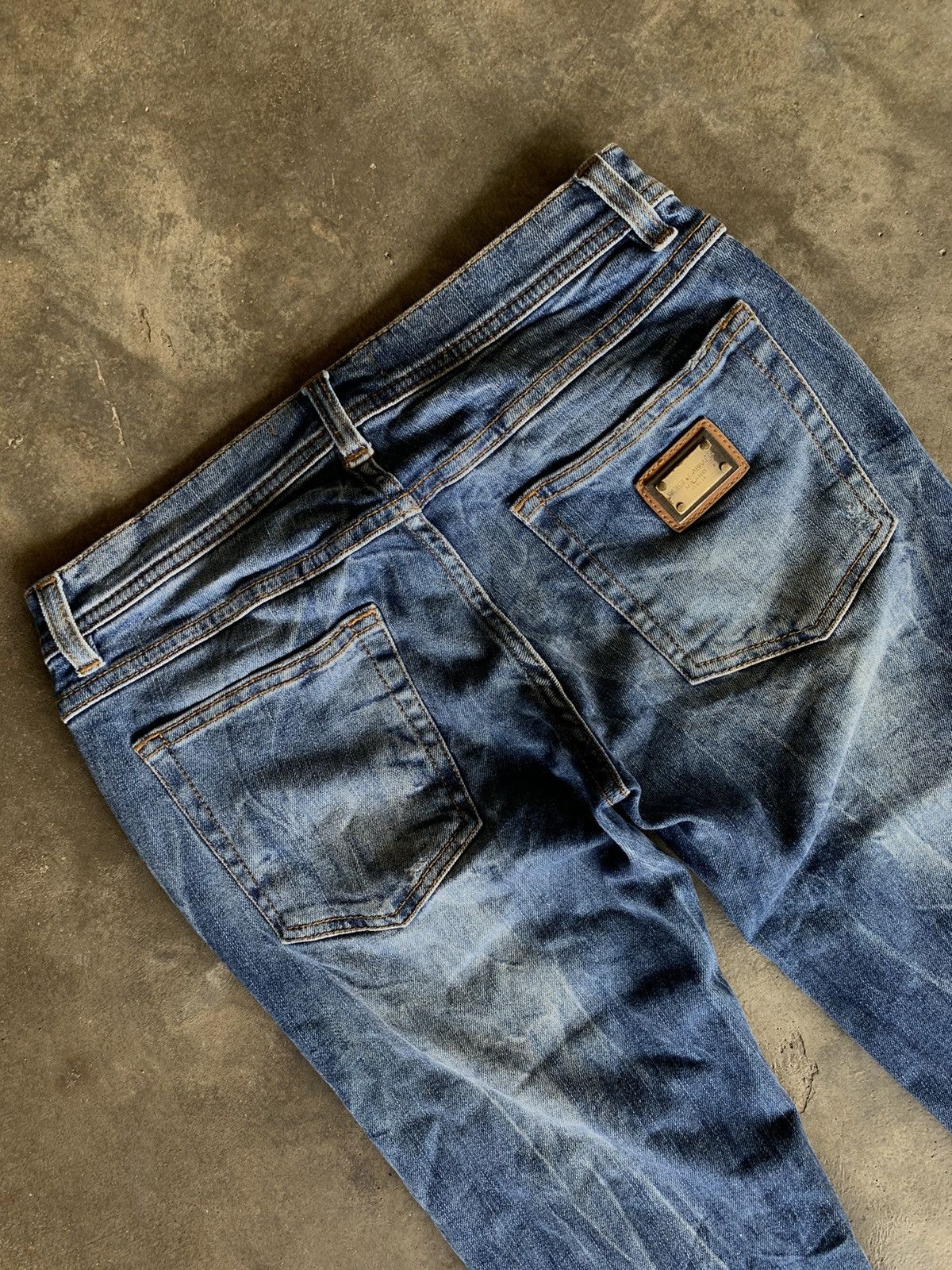 Dolce & Gabbana DOLCE GABBANA DENIM PANTS Size 27" / US 4 / IT 40 - 4 Thumbnail