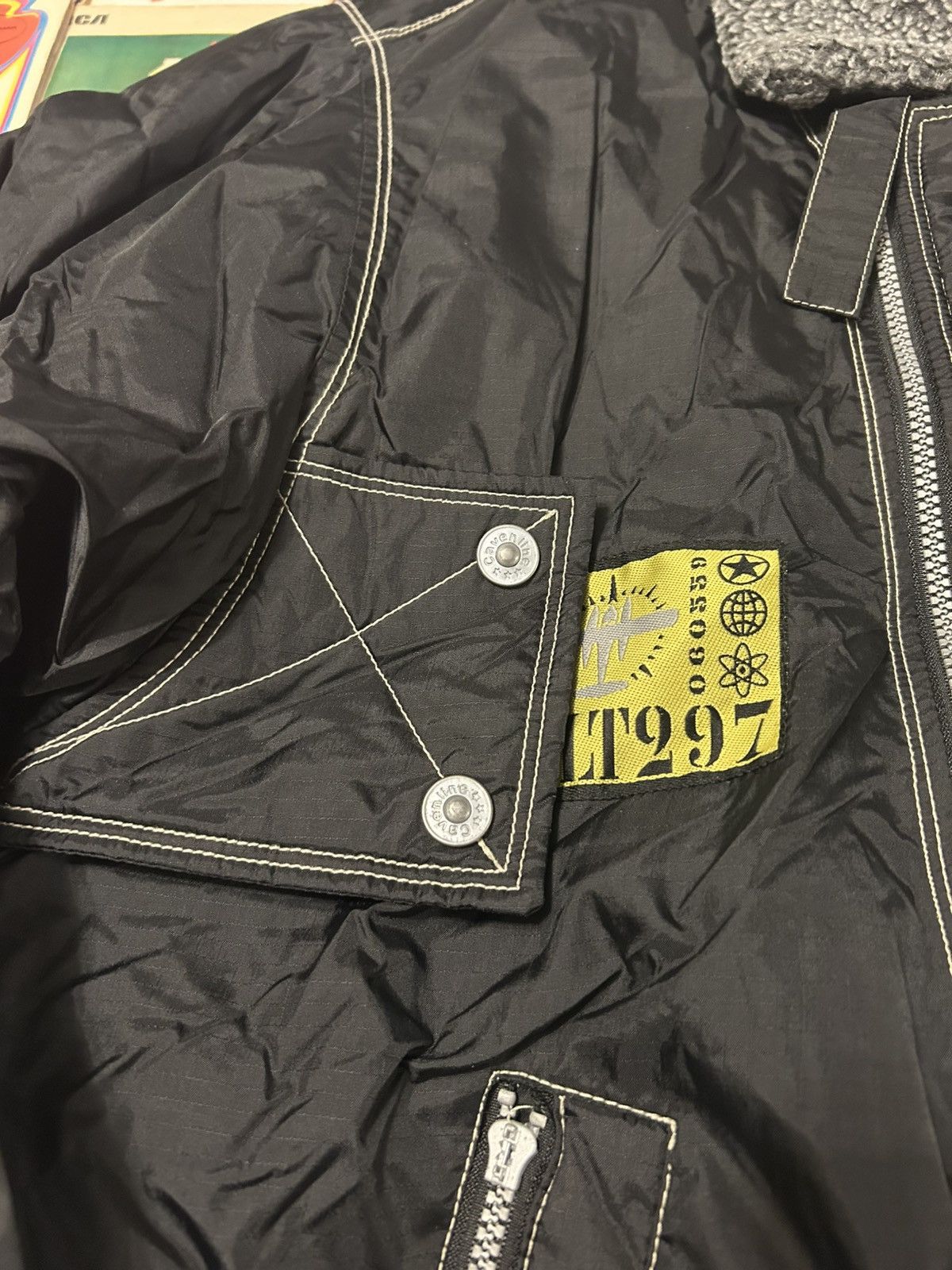 Vintage Vintage Bomber Pilot Fur Jacket XL Size US XL / EU 56 / 4 - 3 Thumbnail