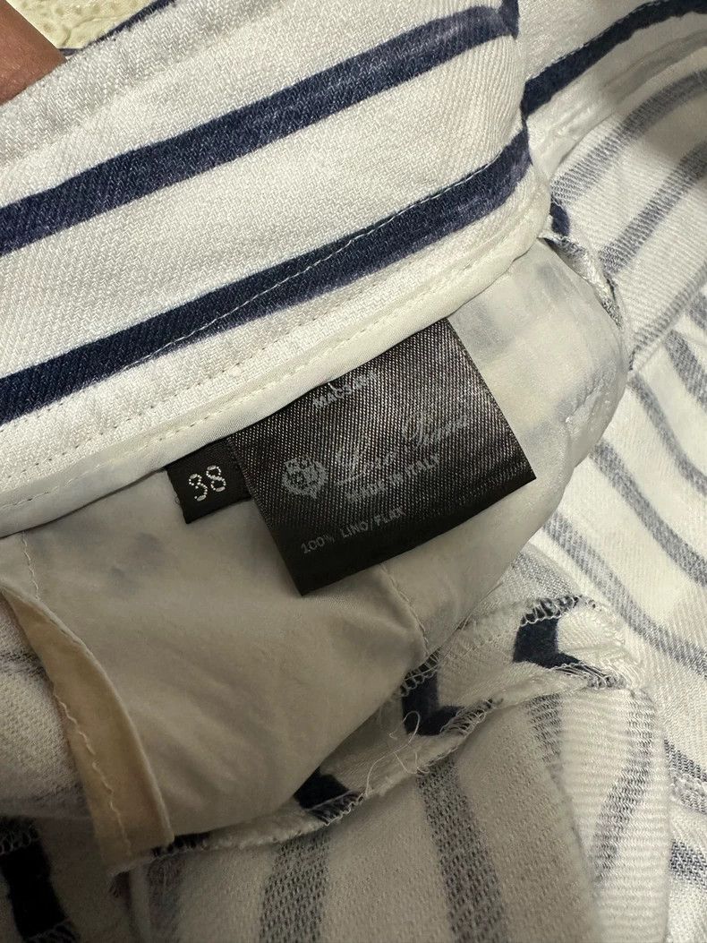 Loro Piana LORO PIANA White checkered shorts Size 25" / US 0 / IT 36 - 4 Thumbnail