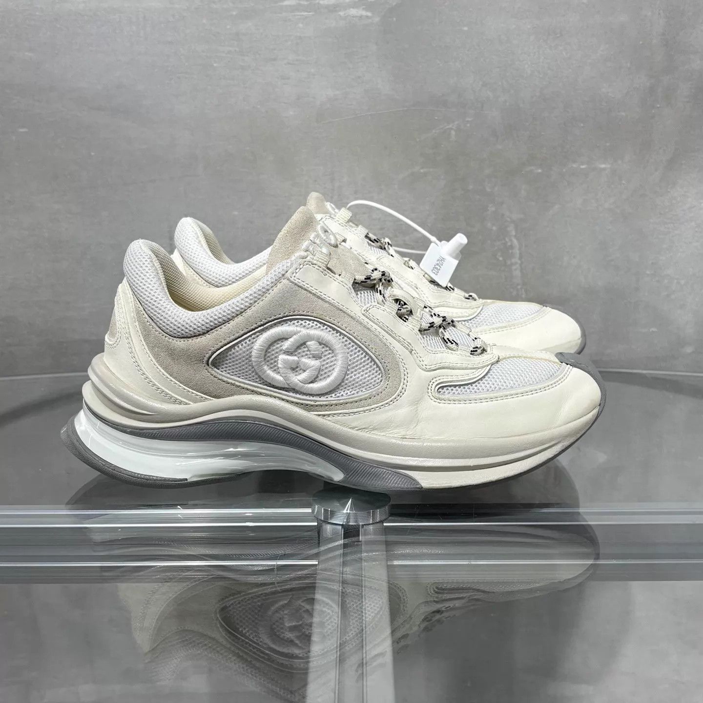 Gucci Gucci women's white sneakers 37 Size US 6 / IT 36 - 4 Thumbnail