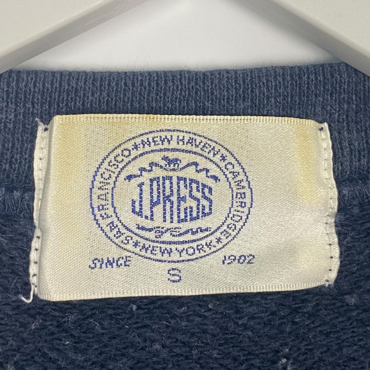 Other Vintage J.Press Printed Crewneck Sweatshirt DarkGray Size US S / EU 44-46 / 1 - 6 Thumbnail