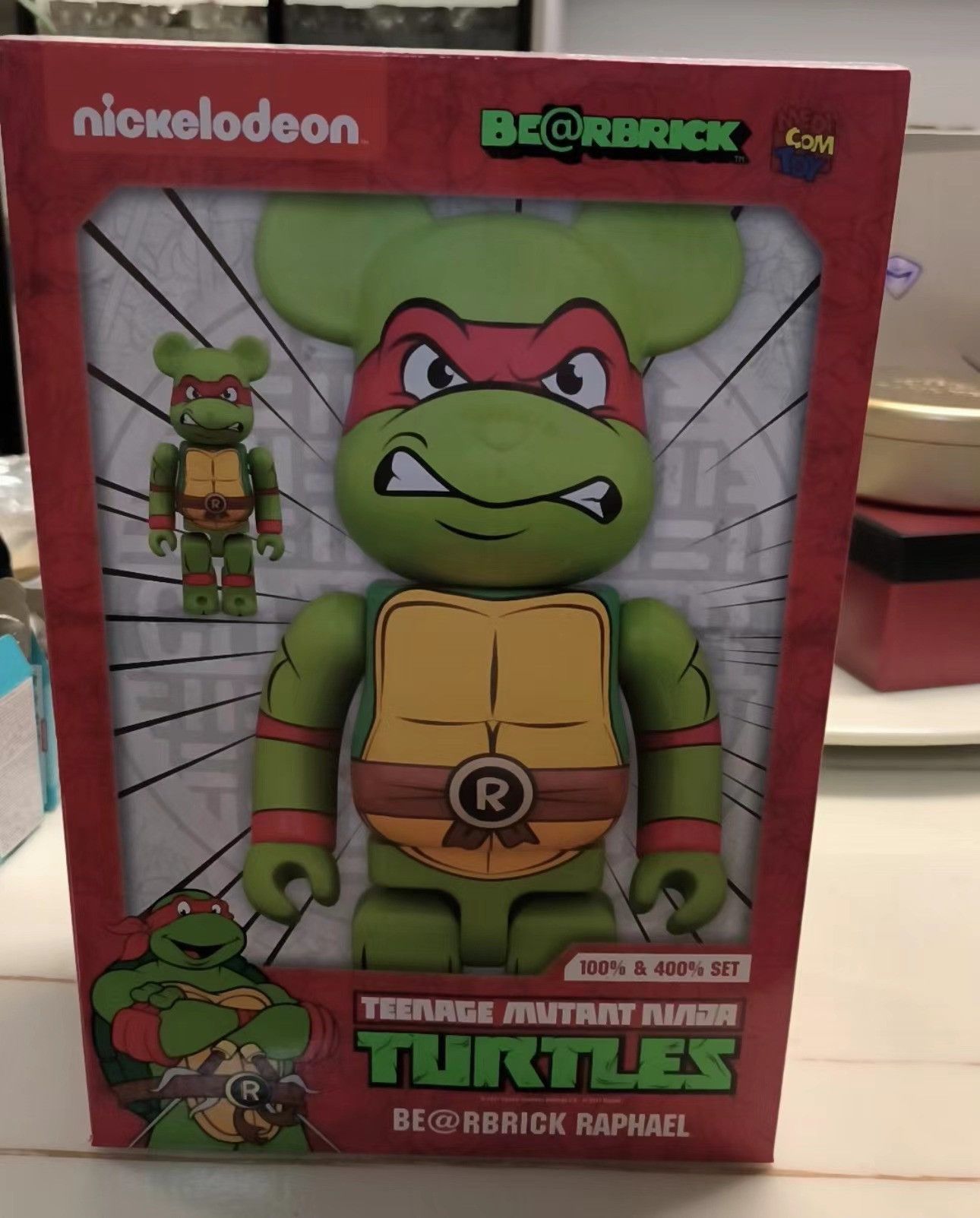 Japanese Brand Bearbrick Teenage Mutant Ninja Turtles 100% & 400% Set Size ONE SIZE - 3 Thumbnail