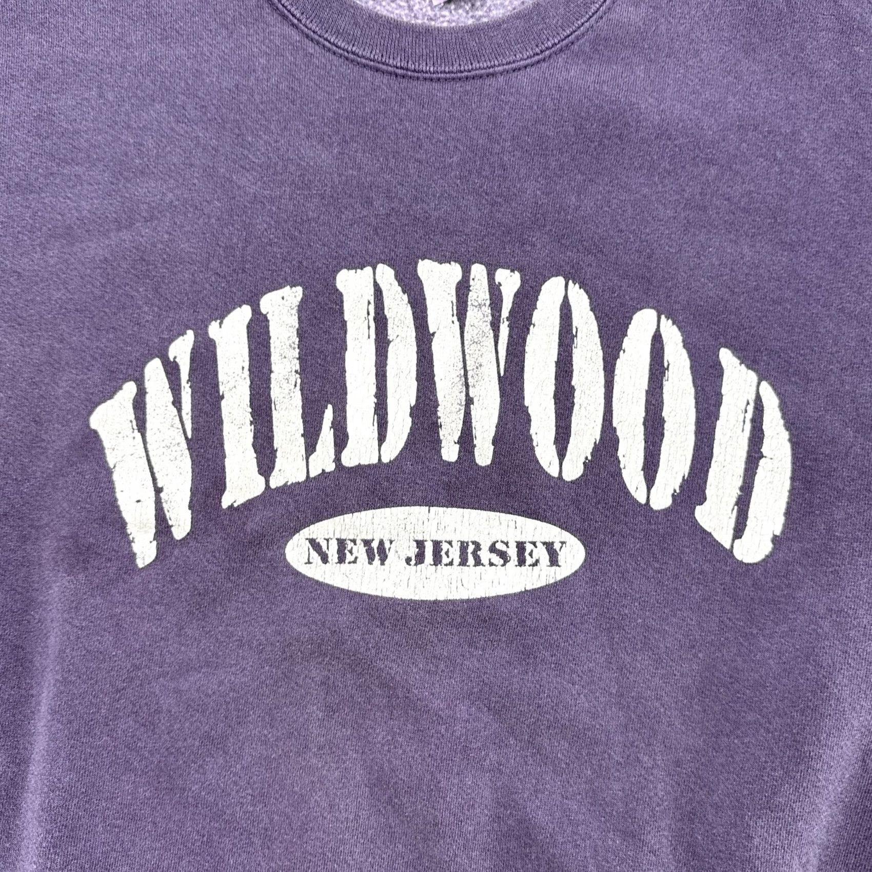 Vintage Vintage Wildwood New Jersey Men’s Purple Crew Neck Sweatshirt Size M USA Made Size US M / EU 48-50 / 2 - 2 Thumbnail