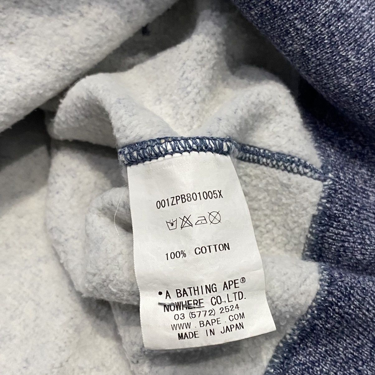 Bape Bape Shark Heather Gray Fullzip Hoodie Size US XL / EU 56 / 4 - 3 Thumbnail