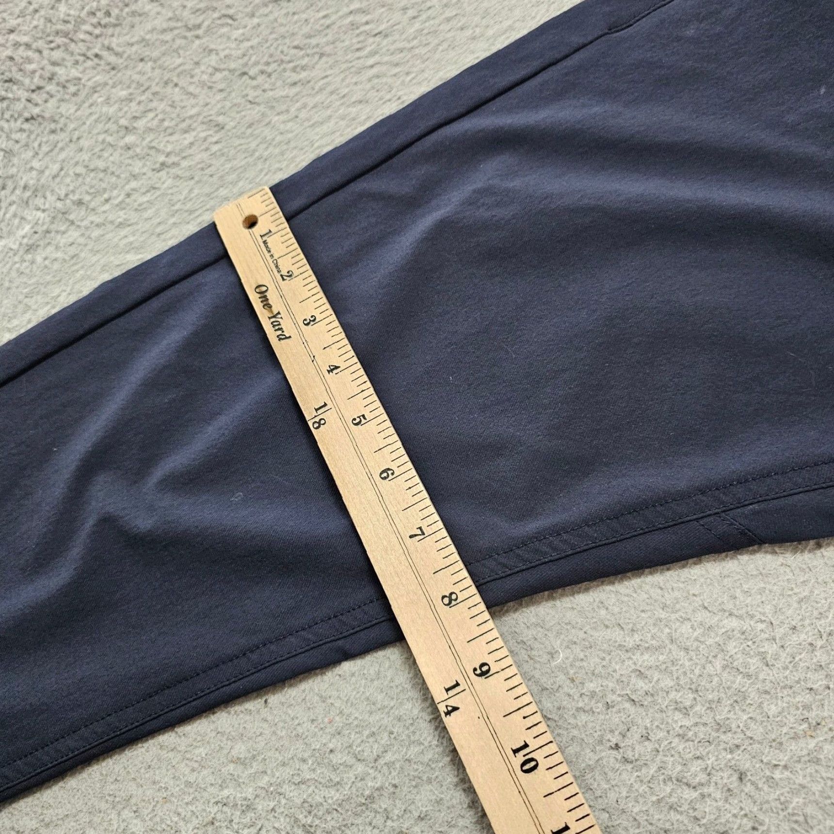 Vintage Western Rise Evolution Pant Mens 31x32 Navy 5-Pocket Nylon Stretch Travel Chino Pants Size US 31 - 6 Thumbnail