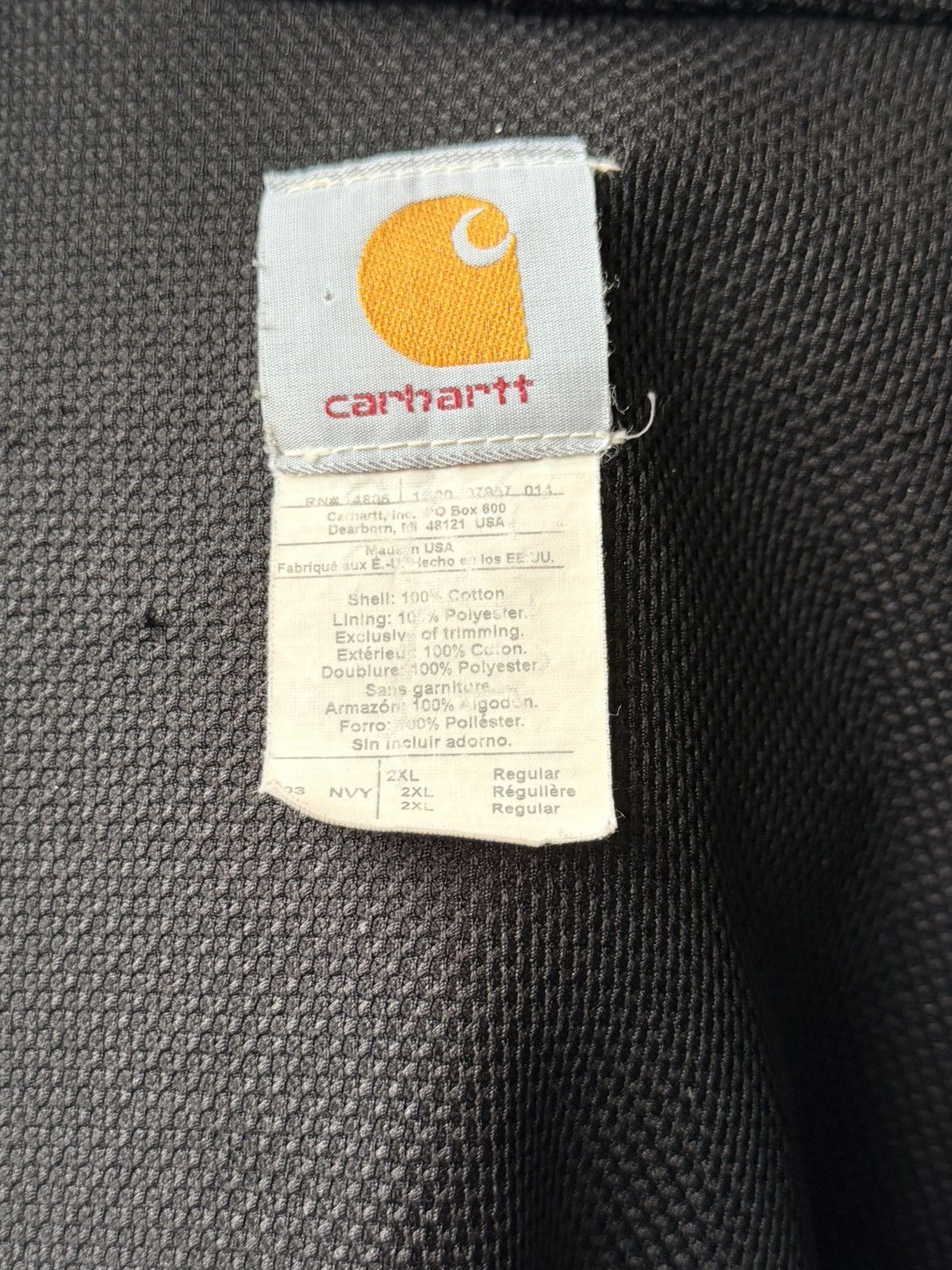Carhartt Carhartt Distressed Work Wear Jacket Size US XL / EU 56 / 4 - 4 Thumbnail