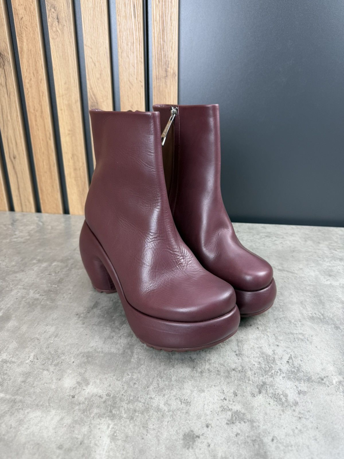 Japanese Brand at.kollektive Natacha Ramsay-Levi Platform Ankle Boots Size US 9 / IT 39 - 9 Thumbnail