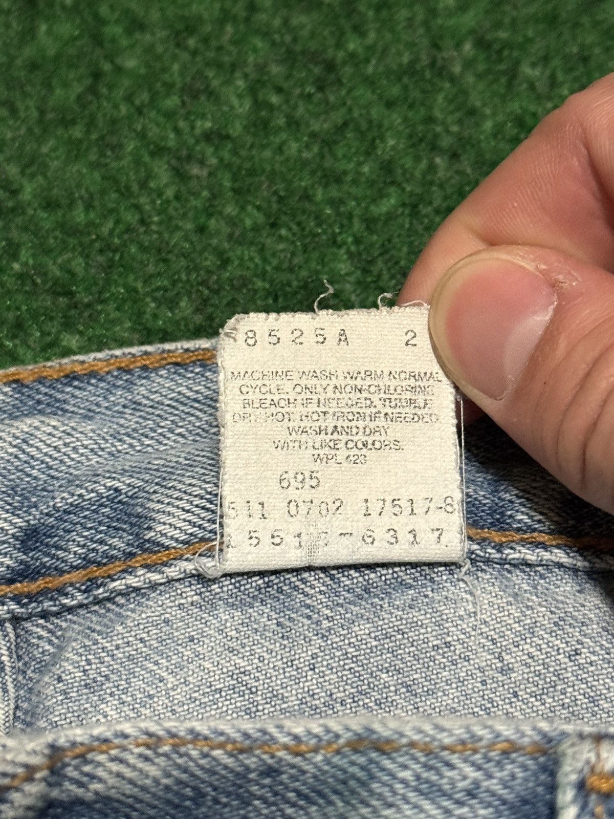 Levi's Vintage Clothing Levis 515 Bootcut Low Rise 10 30x30 Light Wash Y2K Jeans Size 30" / US 8 / IT 44 - 5 Thumbnail