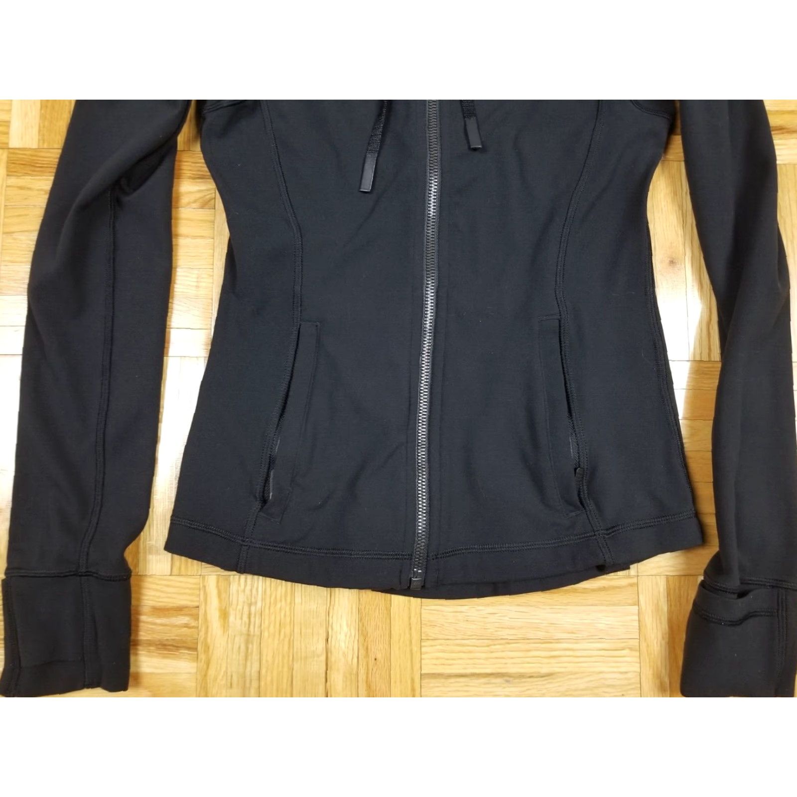 Lululemon VINTAGE Lululemon YOGA Jacket Women’s 4 Full Zip Up Black Size S / US 4 / IT 40 - 3 Thumbnail