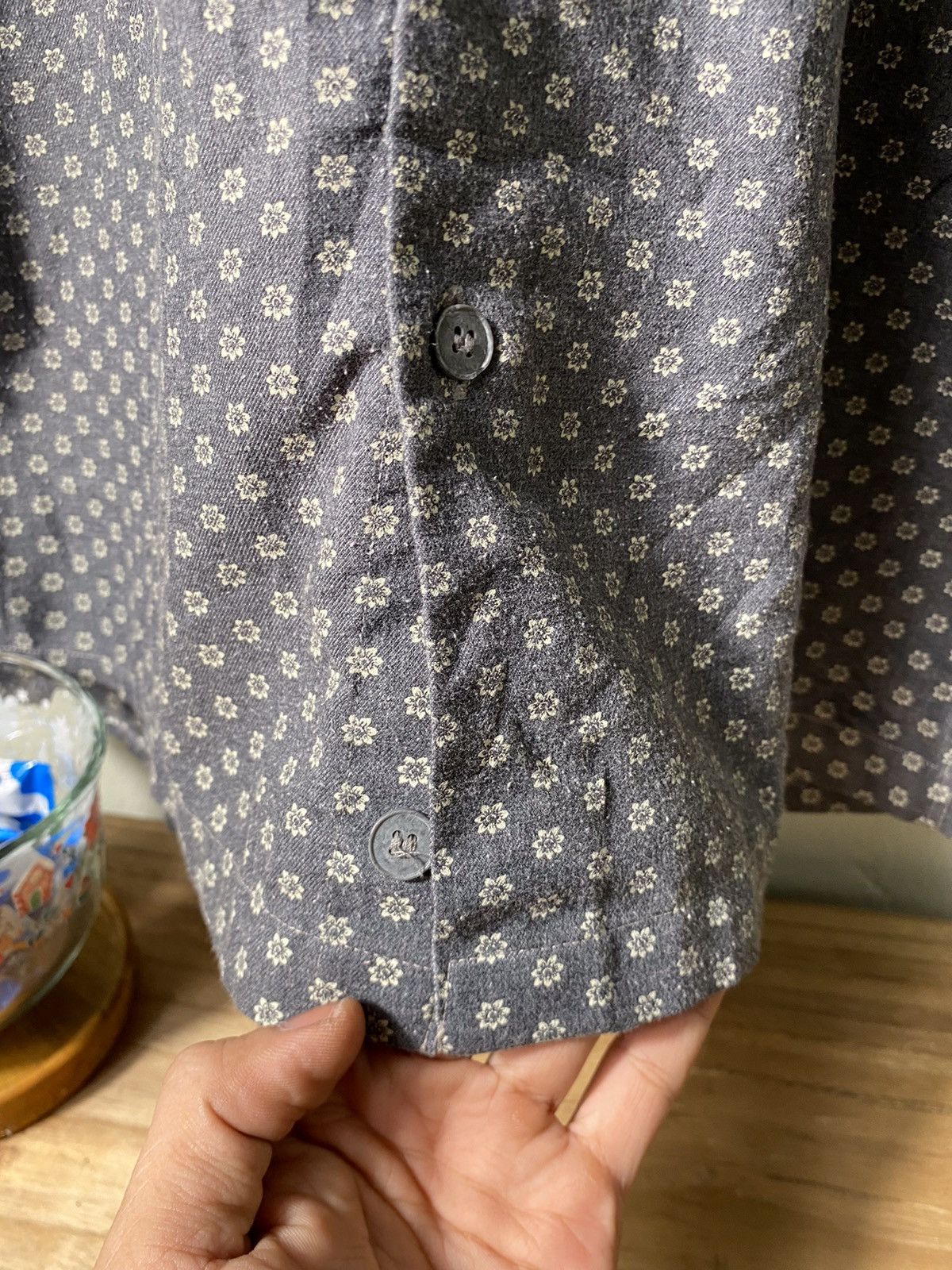 Designer × Other × Vintage Vintage Botton Ups NINA RICCI Full Flowers Size US L / EU 52-54 / 3 - 3 Thumbnail