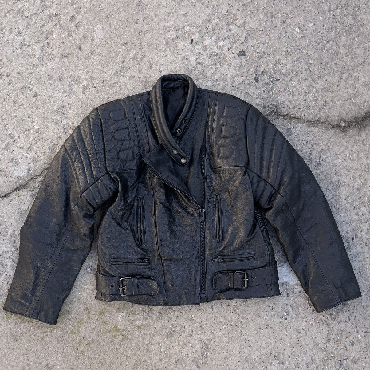 Vintage Vintage Leather Jacket 90s Y2K Style USA Size US M / EU 48-50 / 2 - 1 Thumbnail